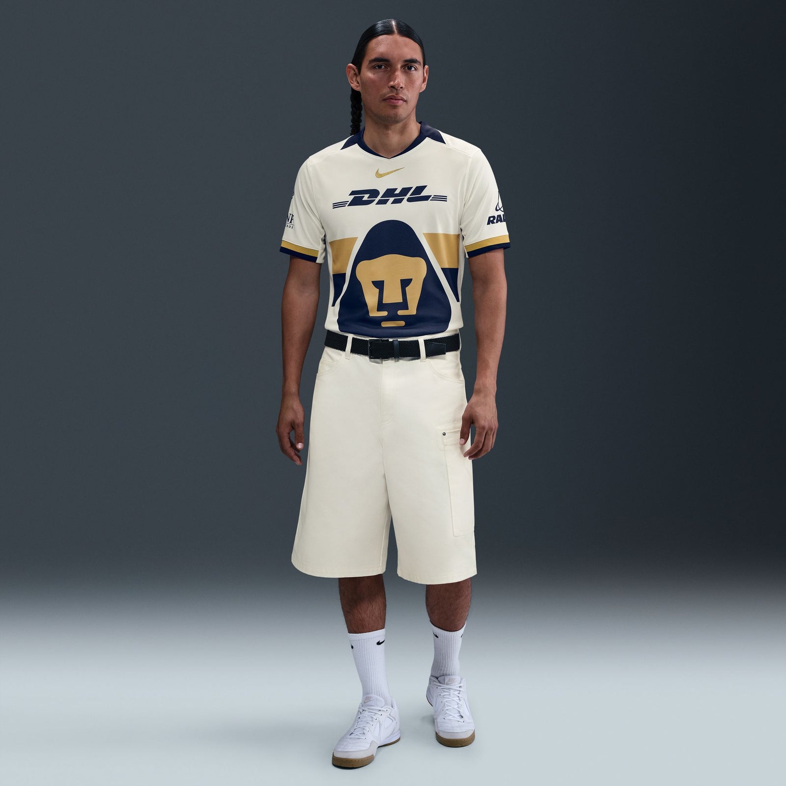 Nike Pumas UNAM 2025/26 Stadium Home Men's Dri-FIT Soccer Replica Jersey - HJ4595-134-NIKE by Nike | Available at Niky's Sports