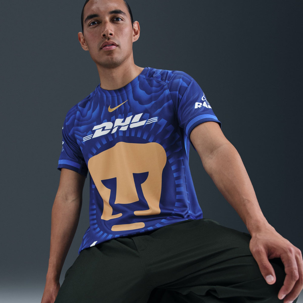 Nike Pumas UNAM 2025/26 Stadium Away Men's Dri-FIT Soccer Replica Jersey - HJ4607-456-NIKE by Nike | Available at Niky's Sports