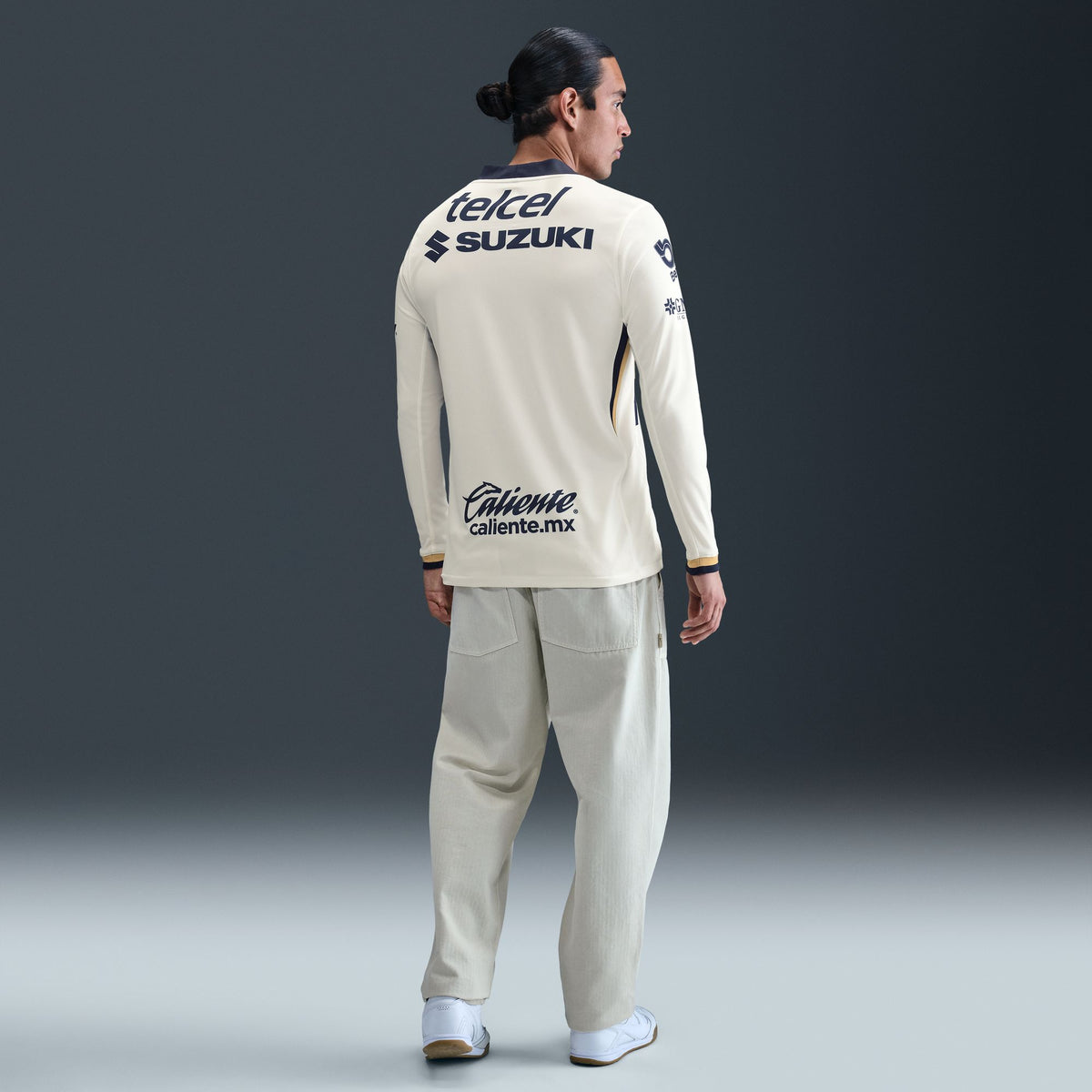 Nike Pumas UNAM 2025/26 Stadium Home Men's Dri-FIT Soccer Replica Long-Sleeve Jersey - HJ4613-133-NIKE by Nike | Available at Niky's Sports