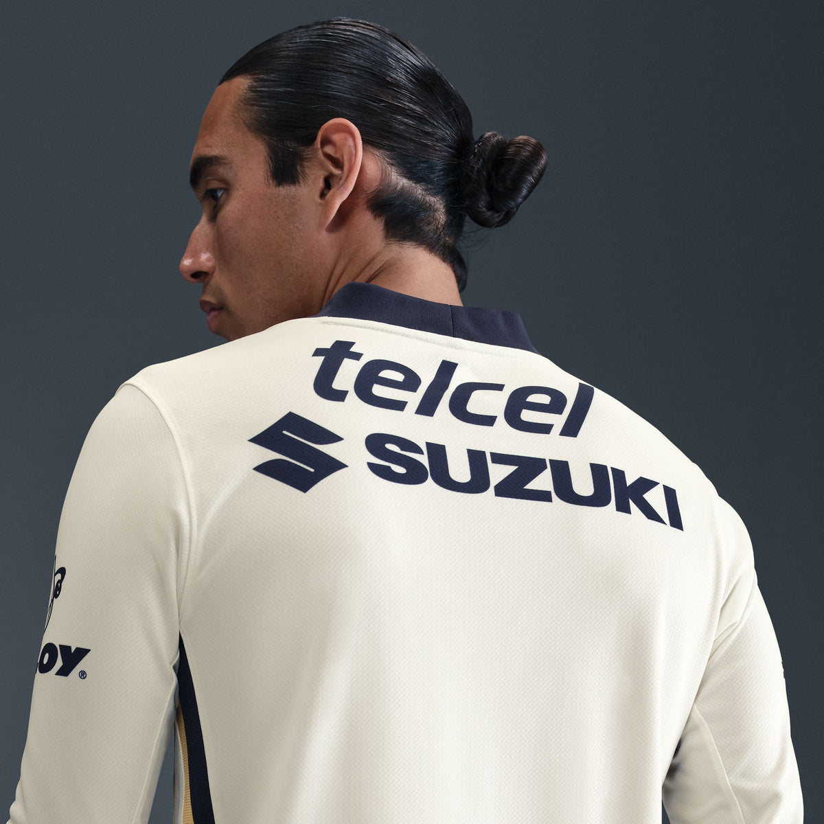 Nike Pumas UNAM 2025/26 Stadium Home Men's Dri-FIT Soccer Replica Long-Sleeve Jersey - HJ4613-133-NIKE by Nike | Available at Niky's Sports