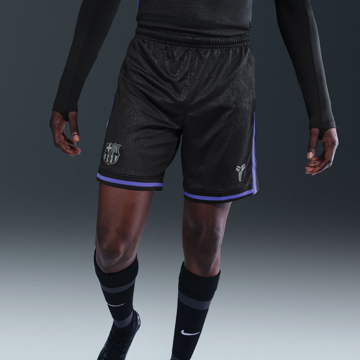 Nike Kobe Bryant FC Barcelona 2025/26 Stadium Away Men's Dri-FIT Soccer Replica Shorts - HJ4673-010-NIKE by Nike | Available at Niky's Sports