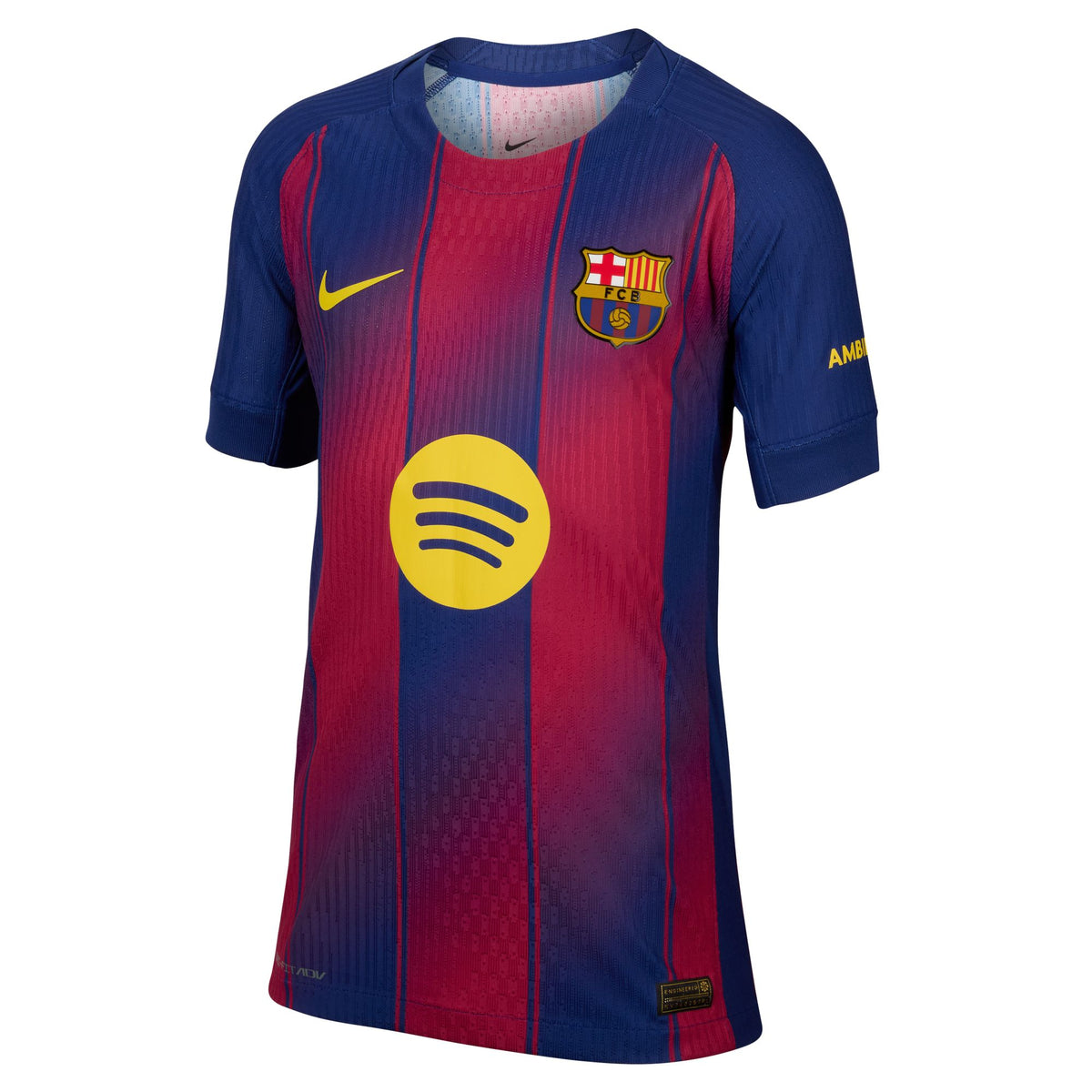 Nike FC Barcelona 2025/26 Match Home Big Kids&#39; Dri-FIT ADV Soccer Authentic Jersey - HJ5216-456-NIKE by Nike | Available at Niky&#39;s Sports
