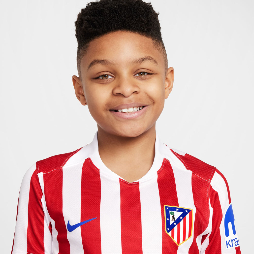 Nike Atlético Madrid 2025/26 Stadium Home Big Kids' Dri-FIT Soccer Replica Jersey - HJ5281-615-NIKE by Nike | Available at Niky's Sports