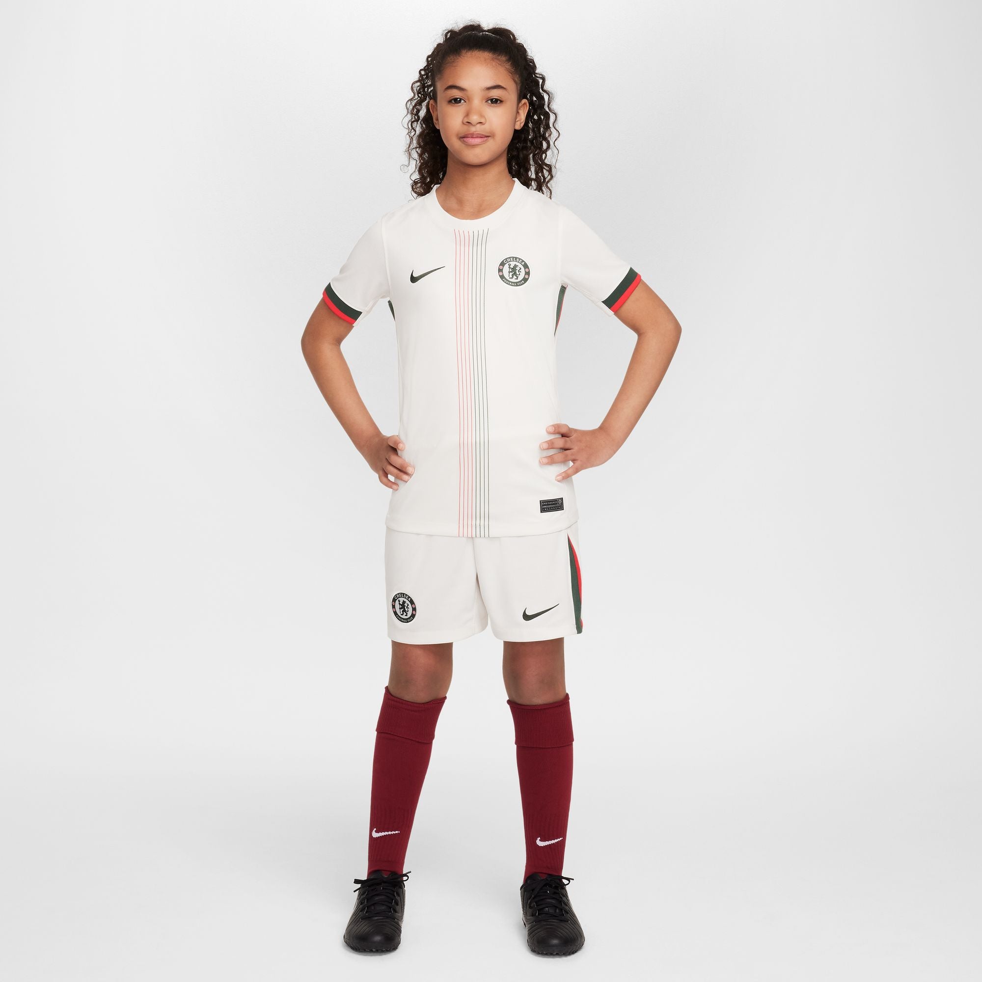Nike Chelsea FC 2025/26 Stadium Away Big Kids' Dri-FIT Soccer Replica Jersey