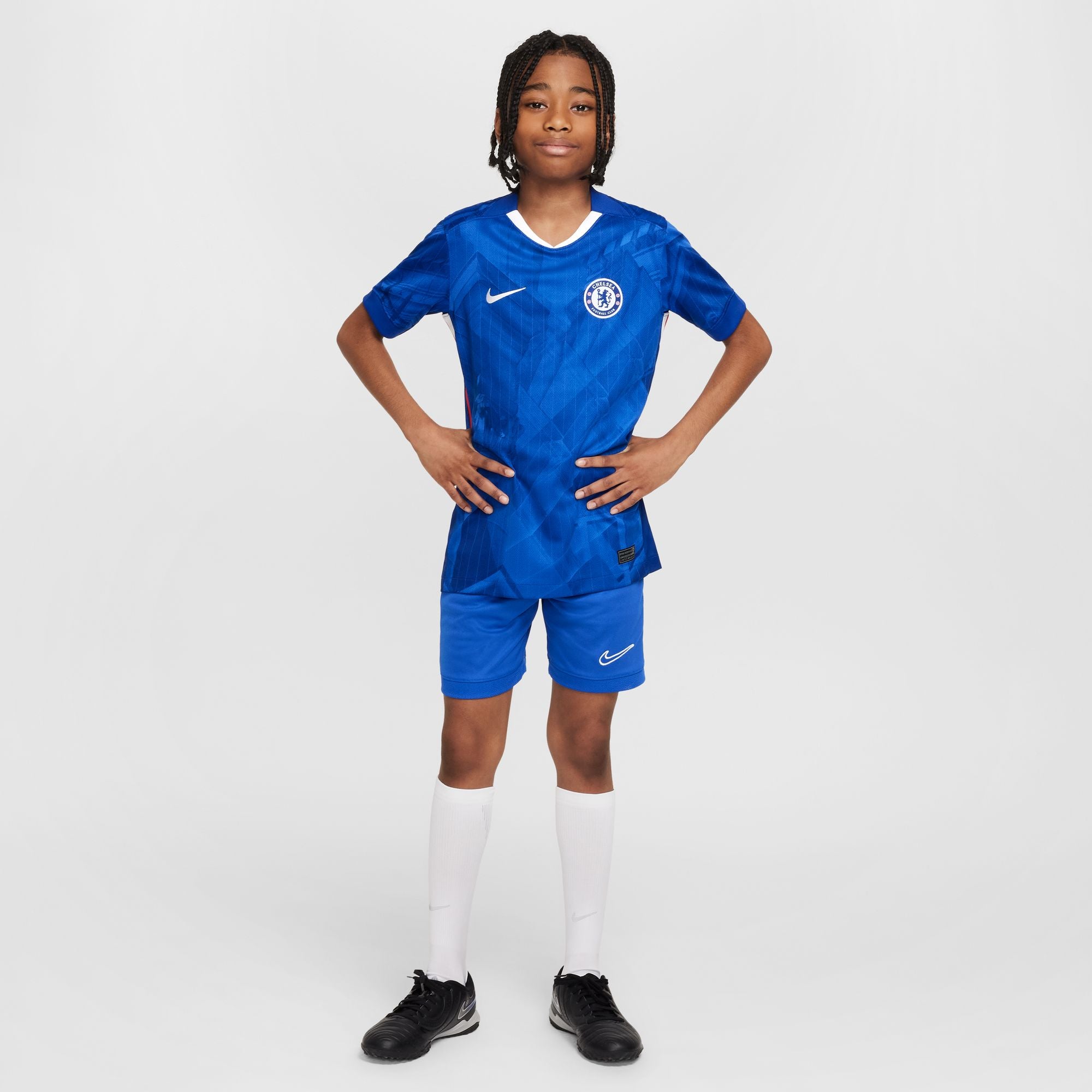 Nike Chelsea FC 2025/26 Stadium Home Big Kids' Dri-FIT Soccer Replica Jersey - HJ5285-496-NIKE by Nike | Available at Niky's Sports