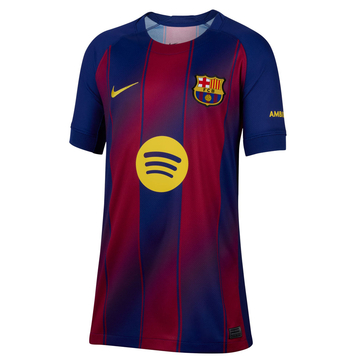 Nike FC Barcelona 2025/26 Stadium Home Big Kids' Dri-FIT Soccer Replica Jersey - HJ5287-456-NIKE by Nike | Available at Niky's Sports