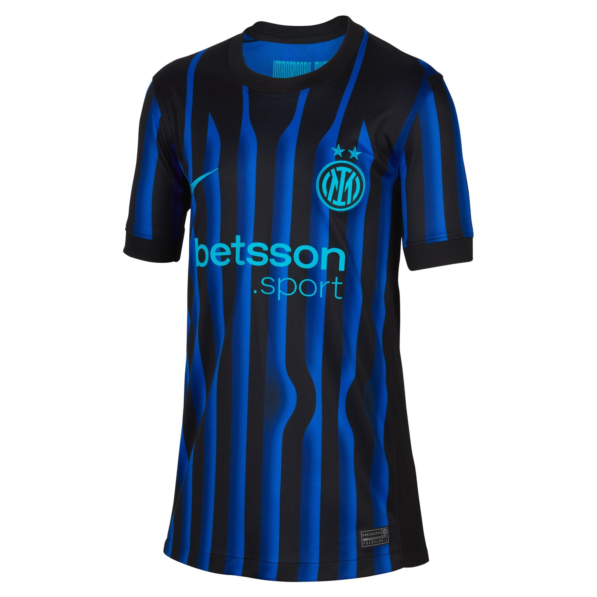 NIKE Inter Milano 05-06 ホーム 長袖 ユニフォーム Nike Inter Milan 2025/26 Stadium Home Big Kids' Dri-FIT Soccer Replica