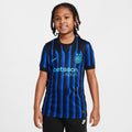 Nike Inter Milan 2025/26 Stadium Home Big Kids' Dri-FIT Soccer Replica Jersey - HJ5289-439-NIKE by Nike | Available at Niky's Sports