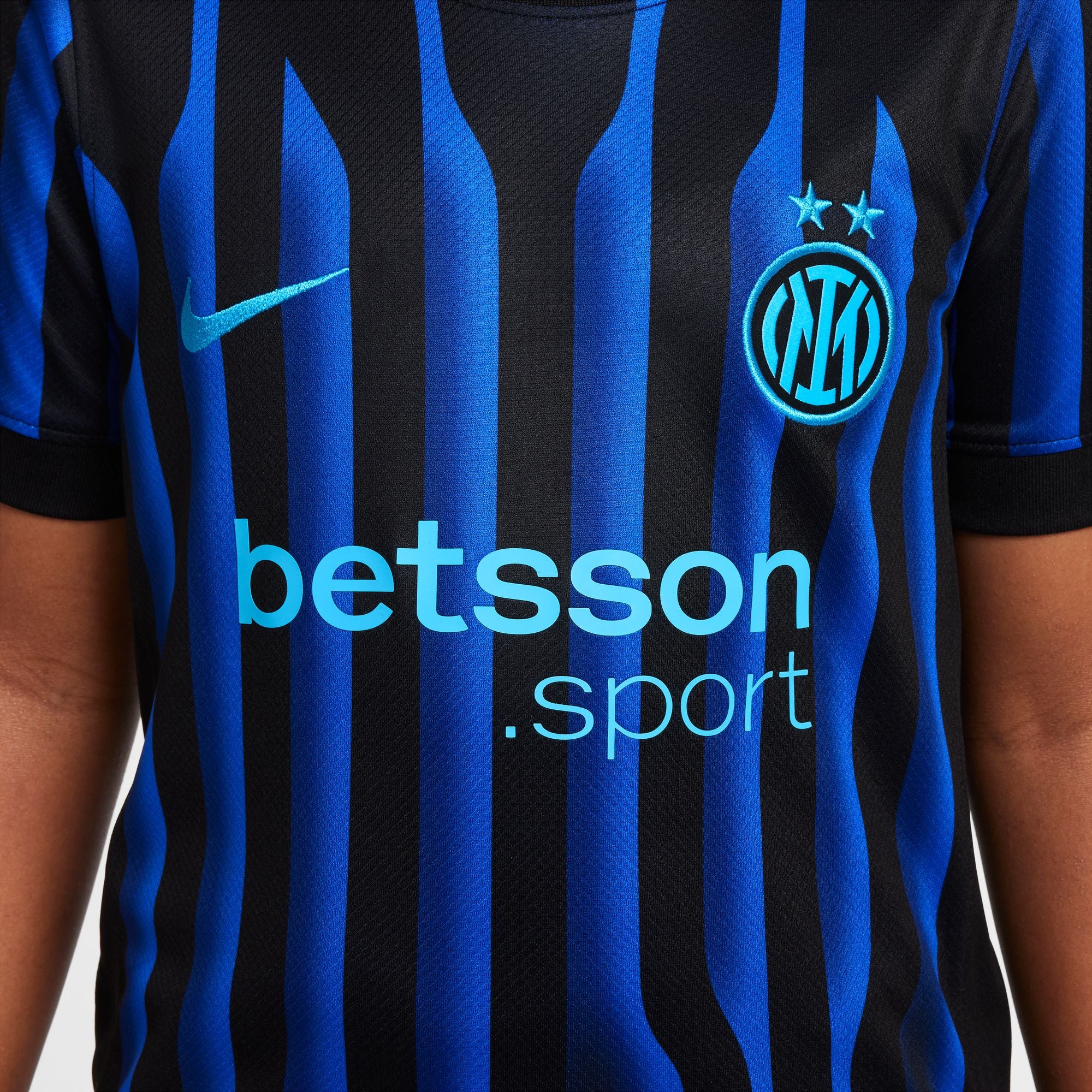 Nike Inter Milan 2025/26 Stadium Home Big Kids' Dri-FIT Soccer Replica