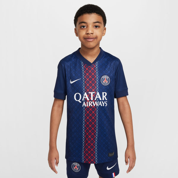 Nike Paris Saint-Germain 2025/26 Stadium Home Big Kids' Dri-FIT Soccer