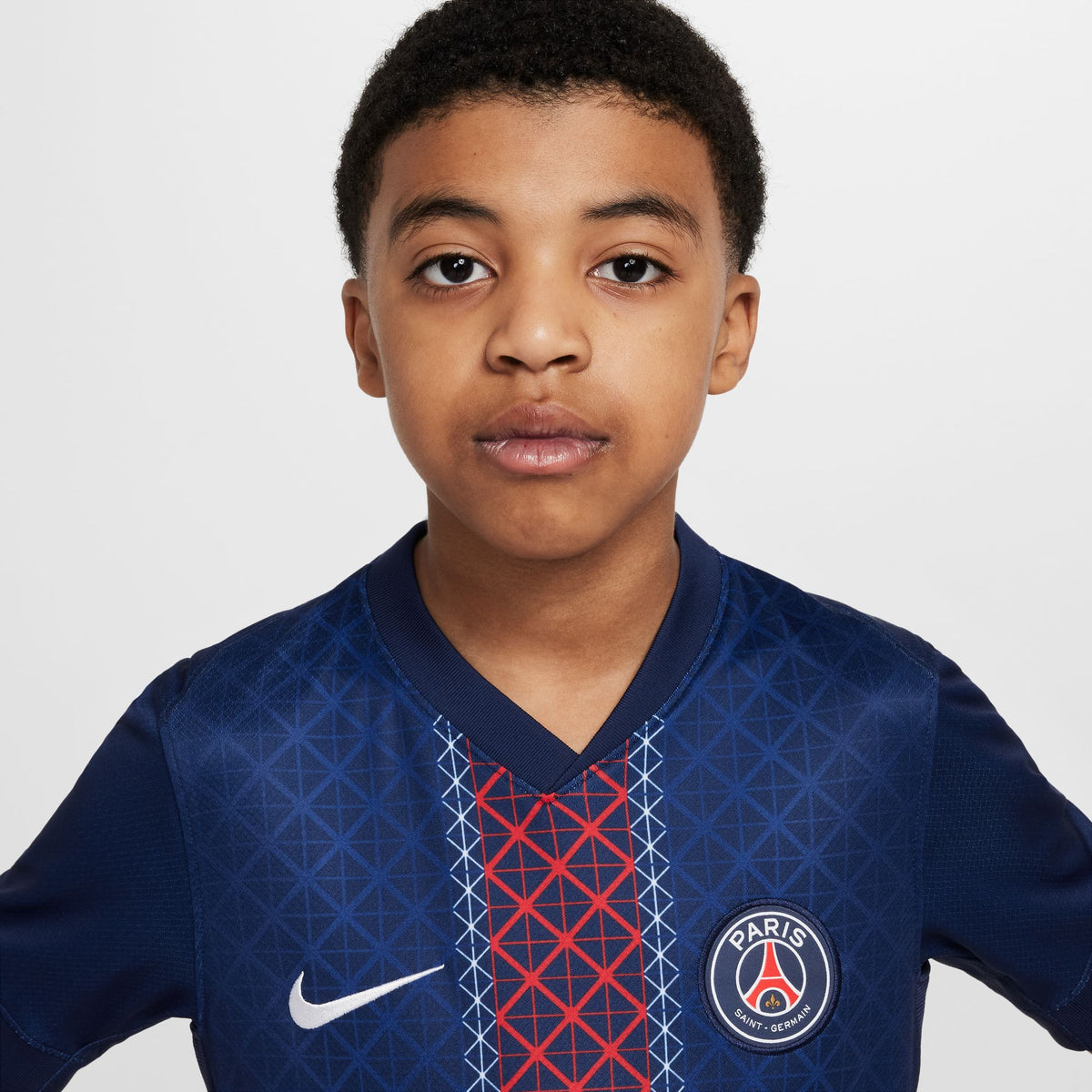 Nike Paris Saint-Germain 2025/26 Stadium Home Big Kids' Dri-FIT Soccer Replica Jersey - HJ5293-411-NIKE by Nike | Available at Niky's Sports