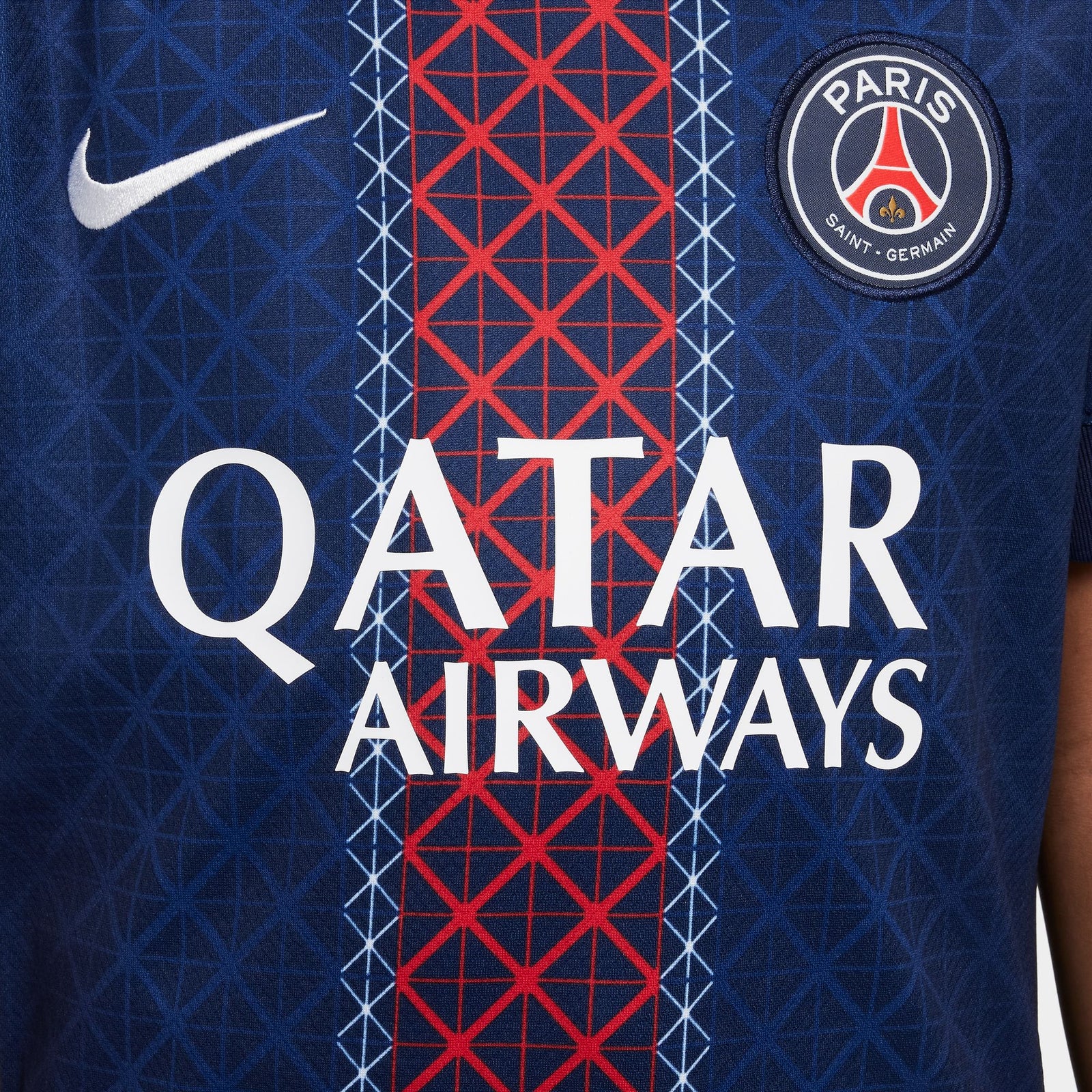 Nike Paris Saint-Germain 2025/26 Stadium Home Big Kids' Dri-FIT Soccer Replica Jersey - HJ5293-411-NIKE by Nike | Available at Niky's Sports