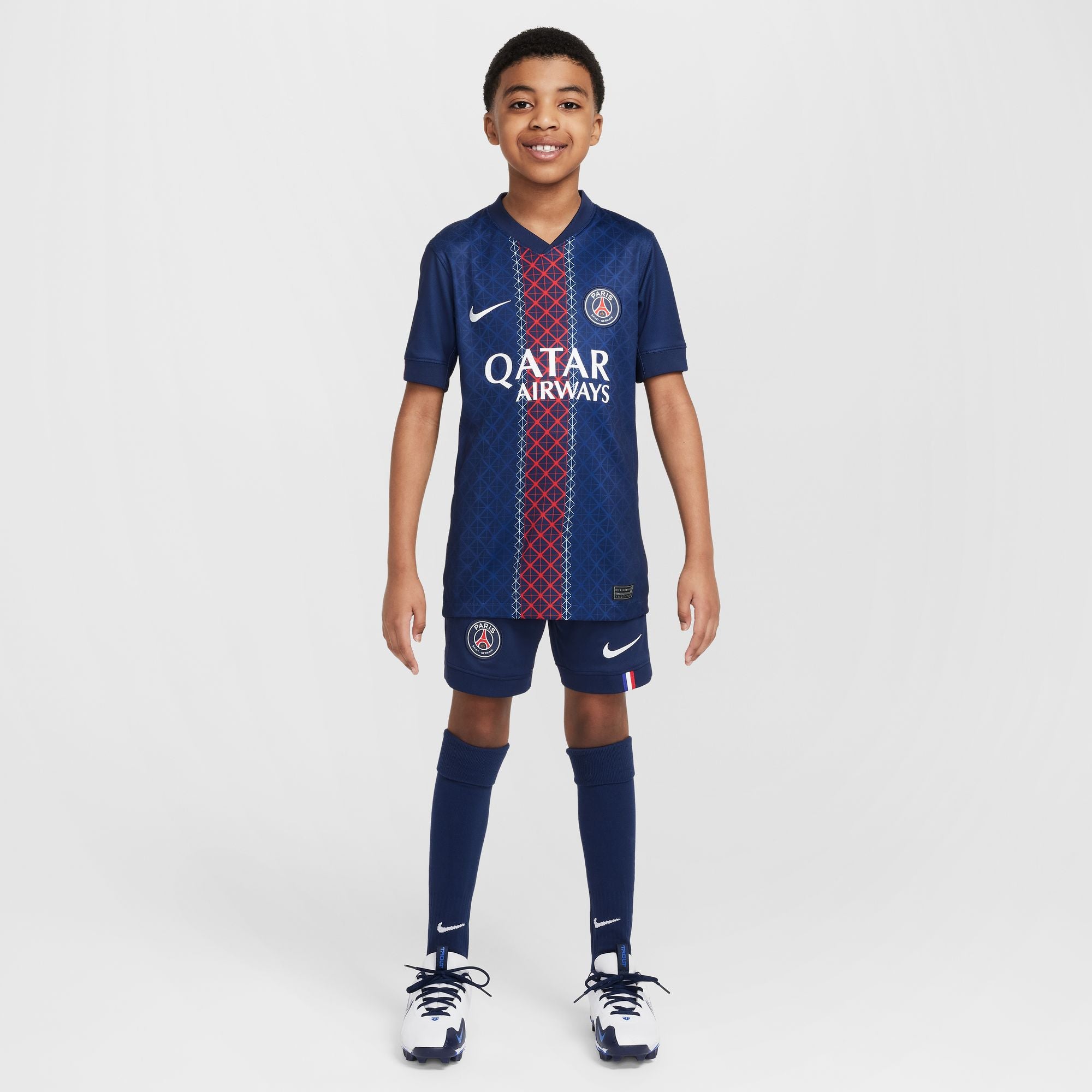 Nike Paris Saint-Germain 2025/26 Stadium Home Big Kids' Dri-FIT Soccer