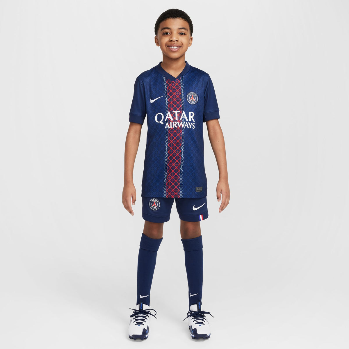 Nike Paris Saint-Germain 2025/26 Stadium Home Big Kids' Dri-FIT Soccer Replica Jersey - HJ5293-411-NIKE by Nike | Available at Niky's Sports