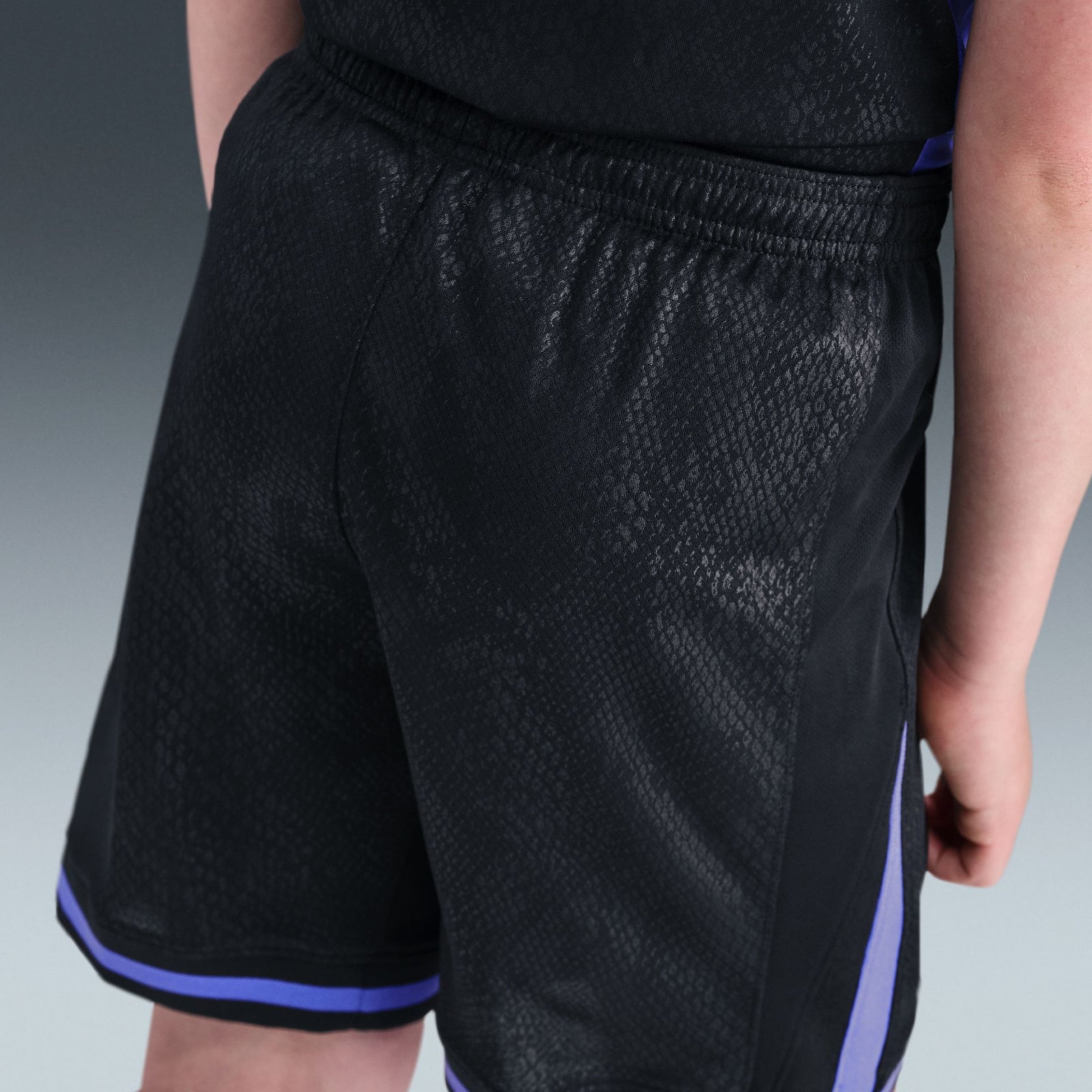 Nike Kobe Bryant FC Barcelona 2025/26 Stadium Away Big Kids' Dri-FIT Soccer Replica Shorts - HJ5588-010-NIKE by Nike | Available at Niky's Sports