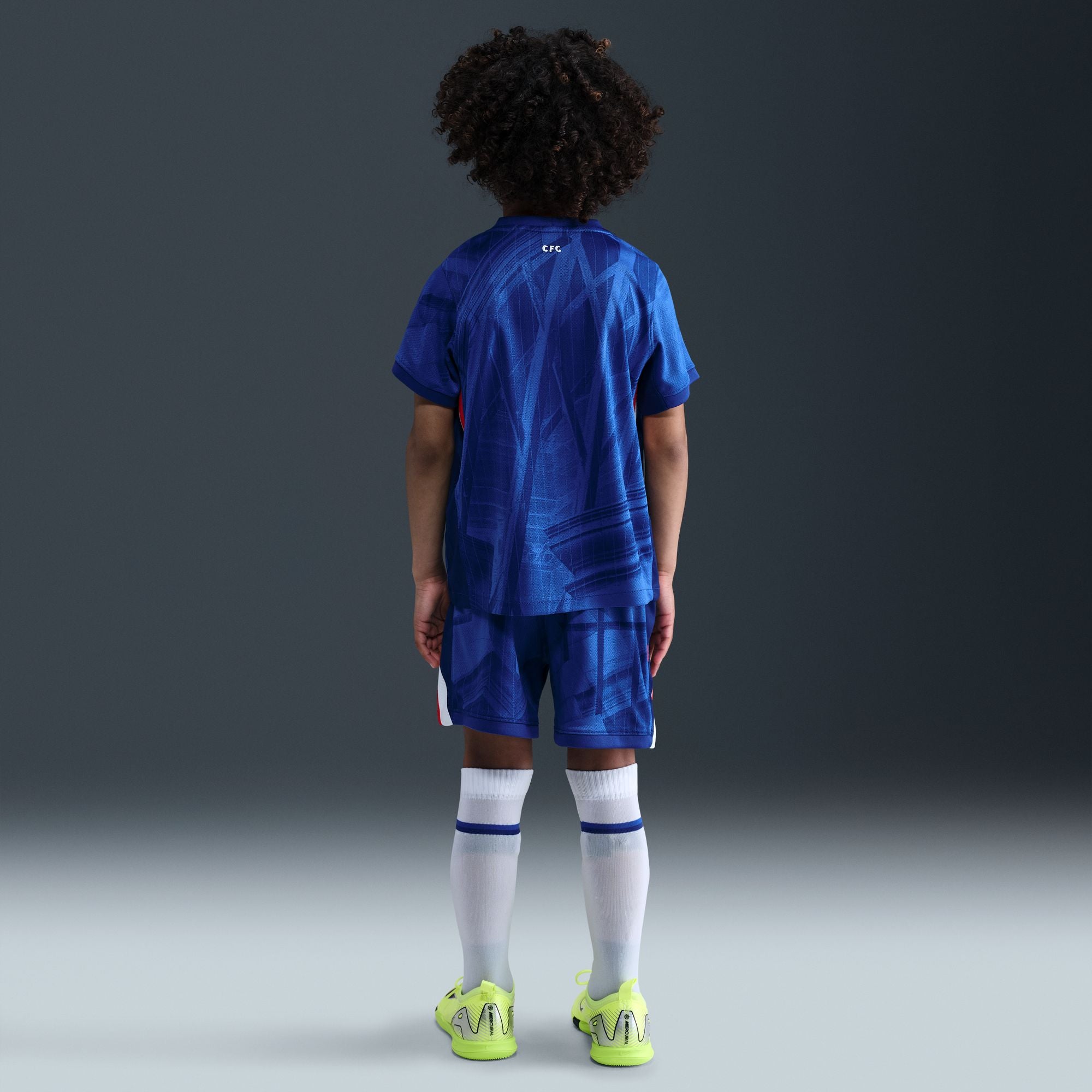 Nike Chelsea FC 2025/26 Stadium Home Little Kids' Soccer Replica 3-Piece Kit