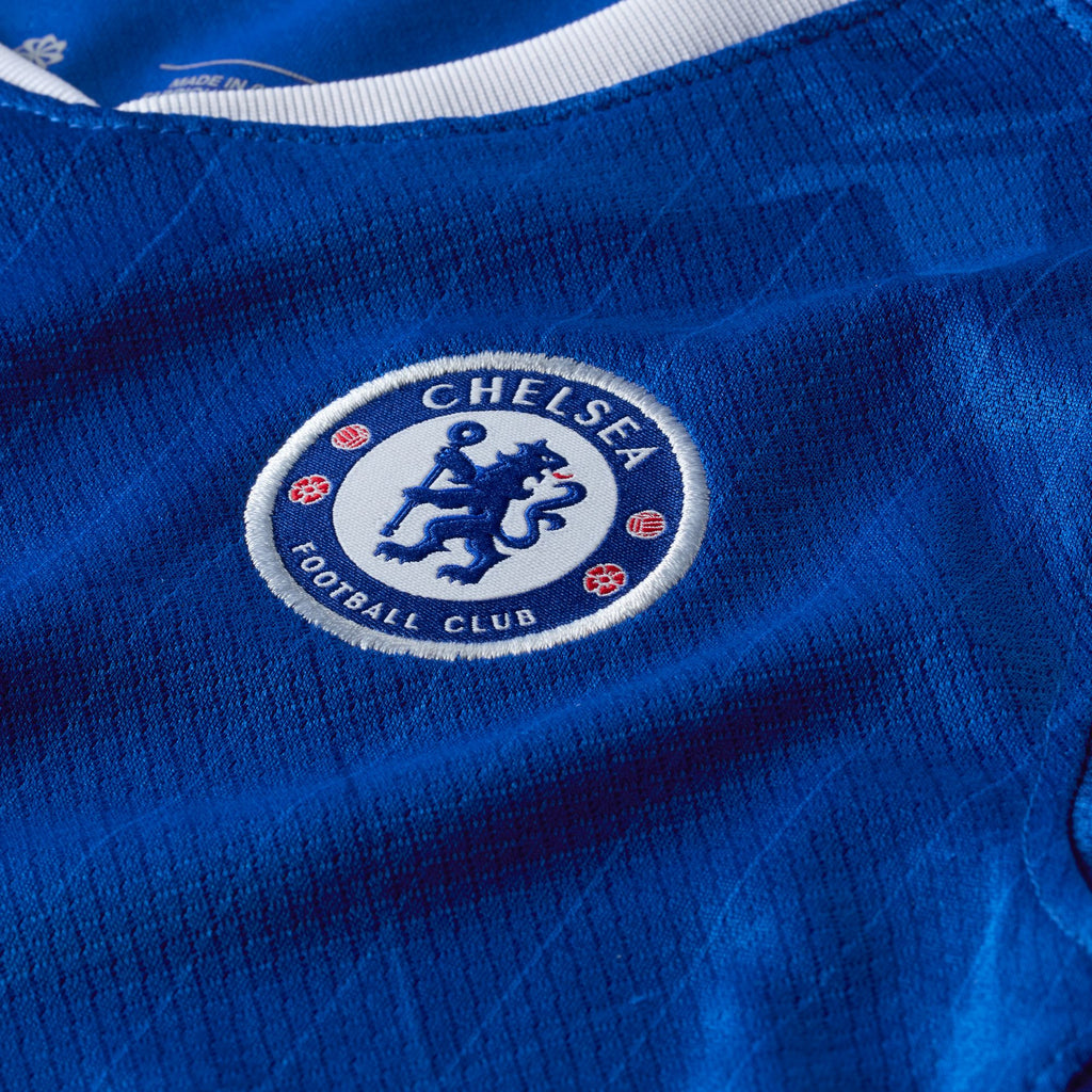 Nike Chelsea FC 2025/26 Stadium Home Little Kids' Soccer Replica 3-Piece Kit