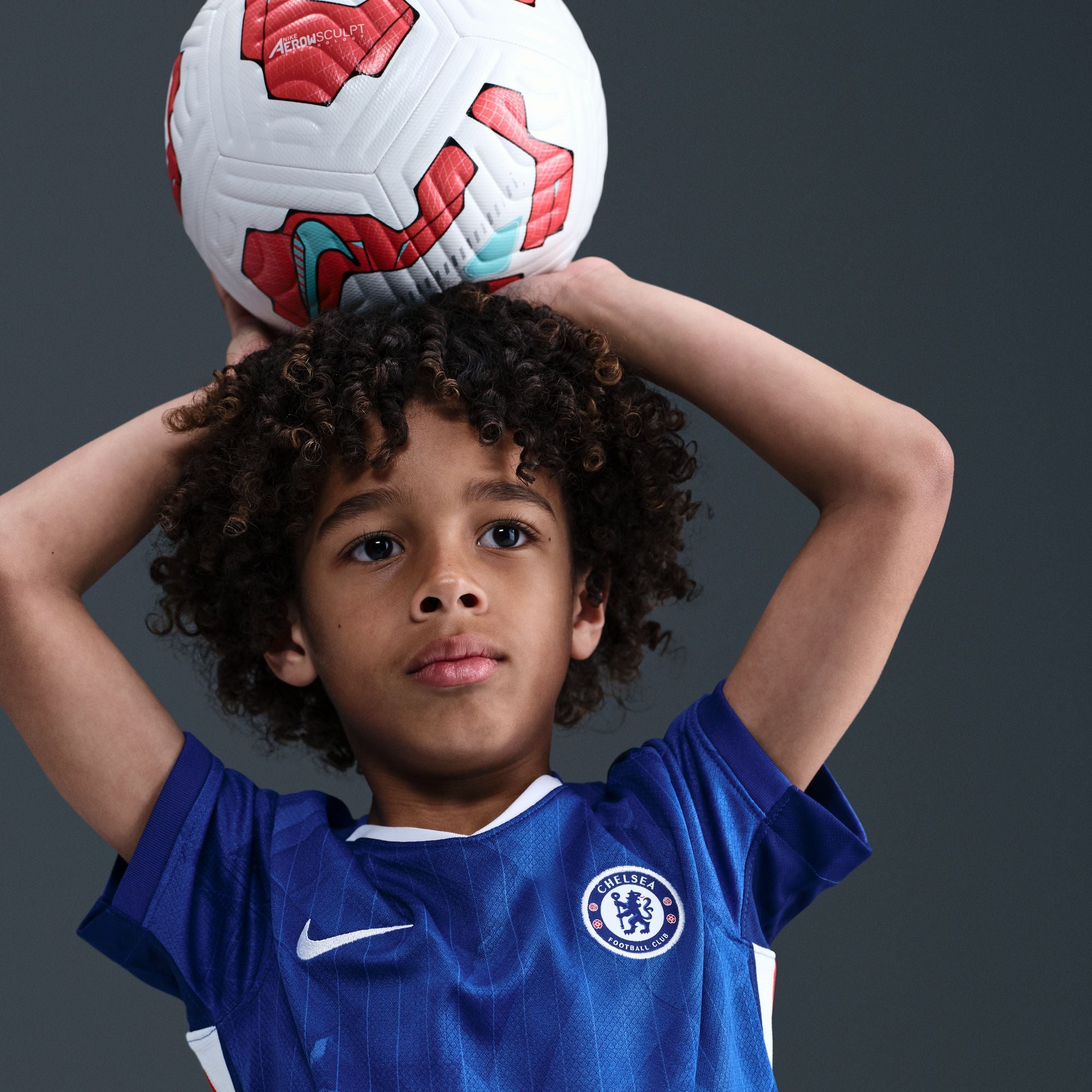 Nike Chelsea FC 2025/26 Stadium Home Little Kids' Soccer Replica 3-Piece Kit