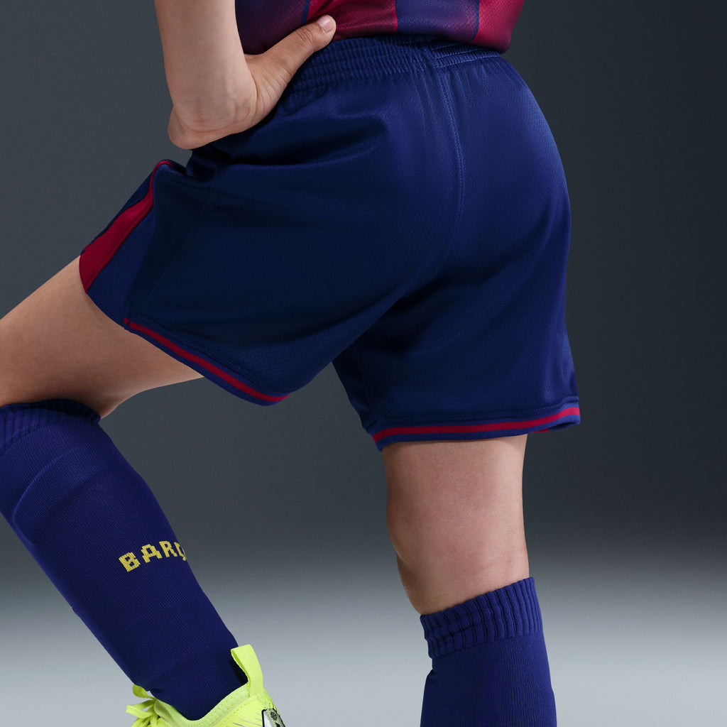 Nike FC Barcelona 2025/26 Stadium Home Little Kids' Soccer Replica 3-Piece Kit - HJ5619-456-NIKE by Nike | Available at Niky's Sports