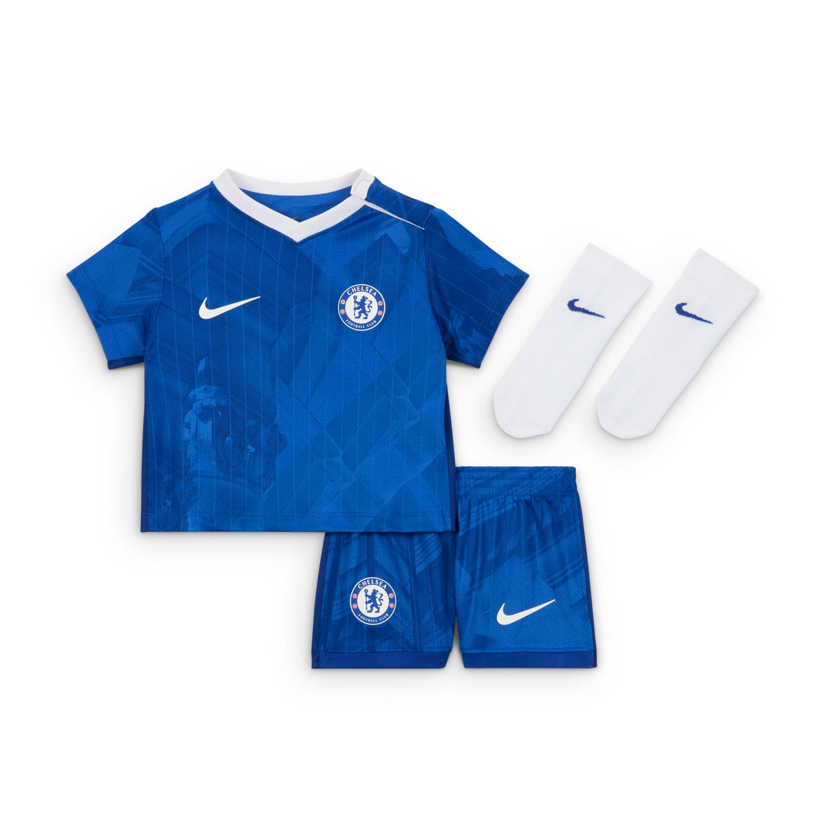 Nike Chelsea FC 2025/26 Stadium Home Baby/Toddler Soccer Replica 3-Piece Kit