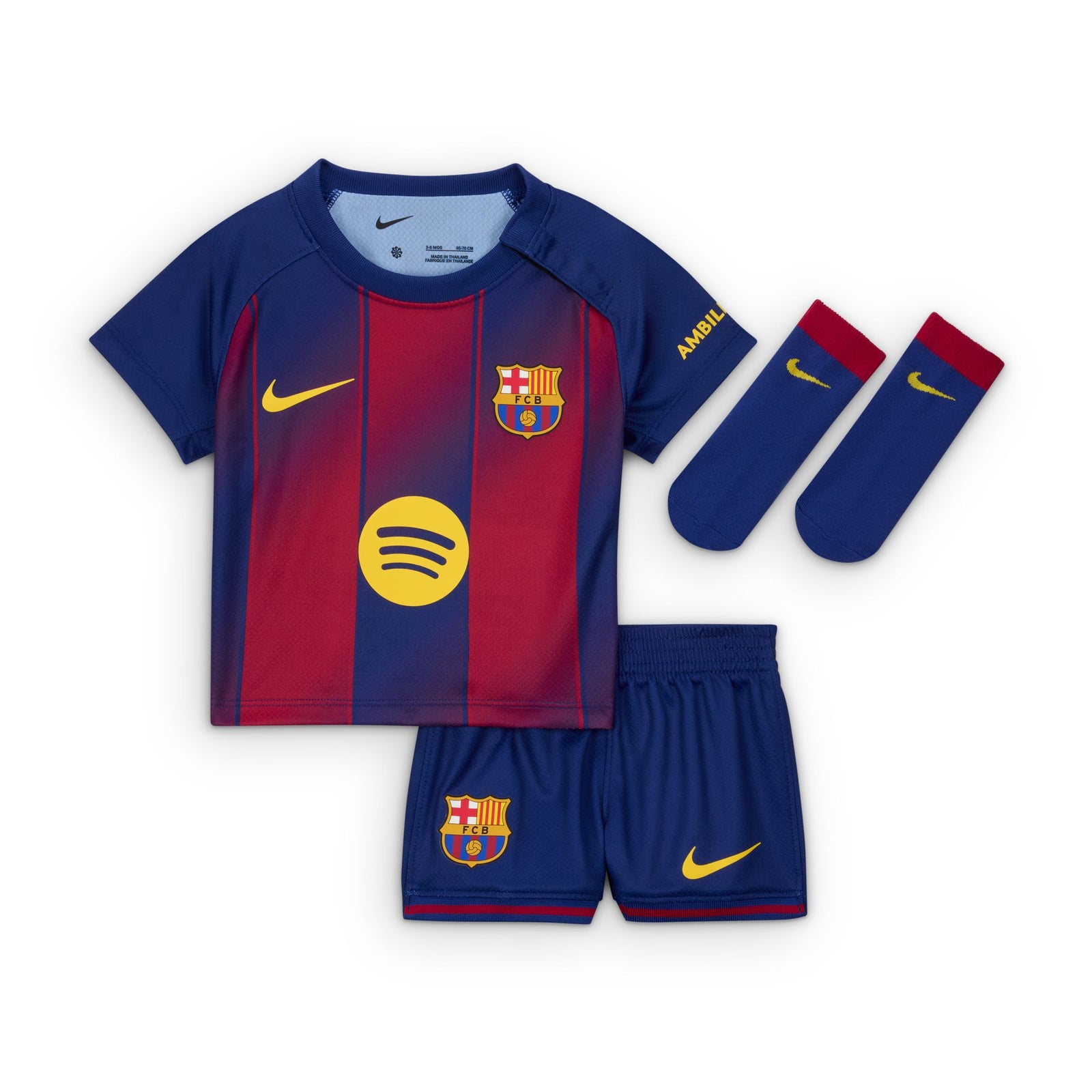Nike FC Barcelona 2025/26 Stadium Home Baby/Toddler Soccer Replica 3-Piece Kit - HJ5637-456-NIKE by Nike | Available at Niky's Sports