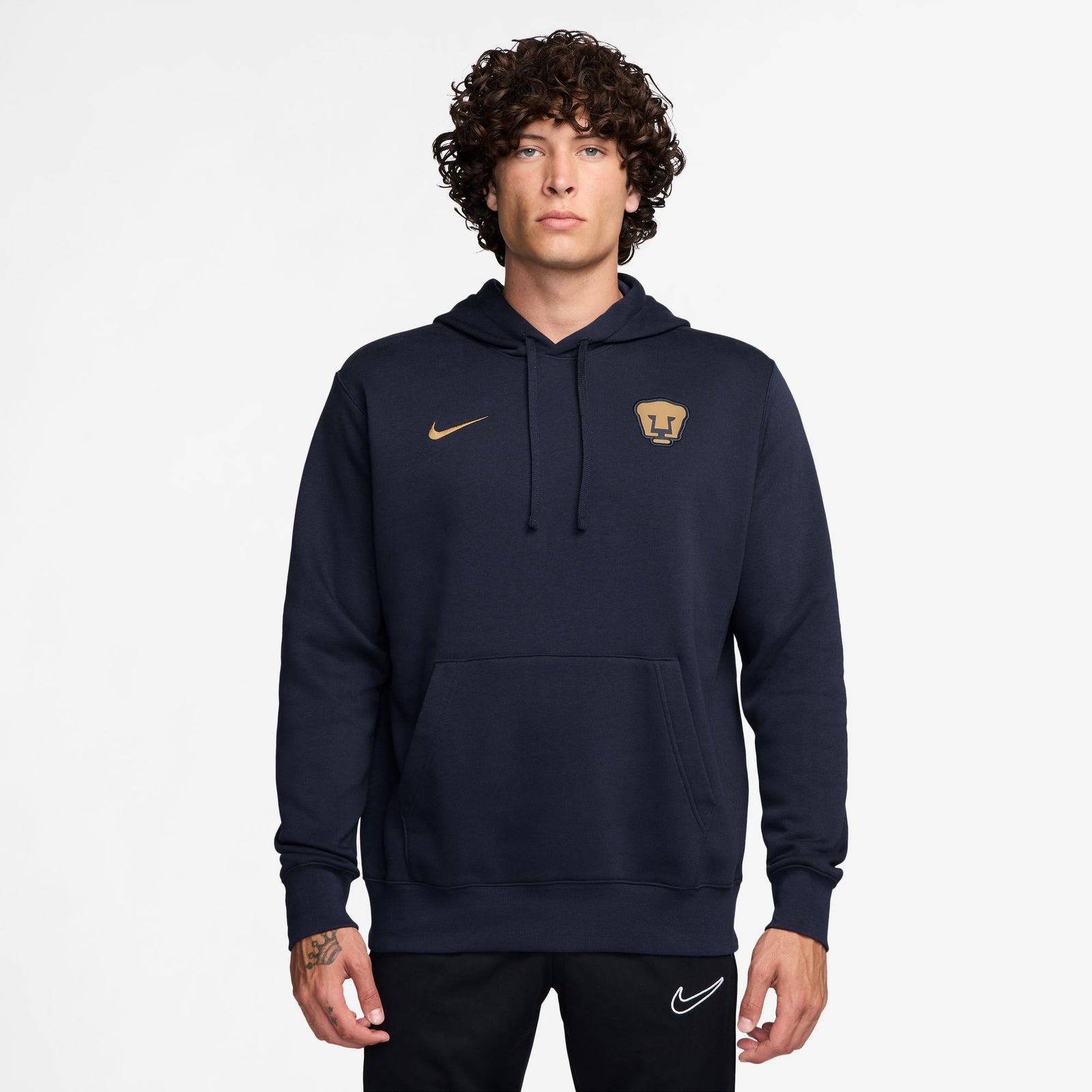 Nike Pumas UNAM Club Men's Soccer Pullover Hoodie - HJ6251-451-NIKE by Nike | Available at Niky's Sports