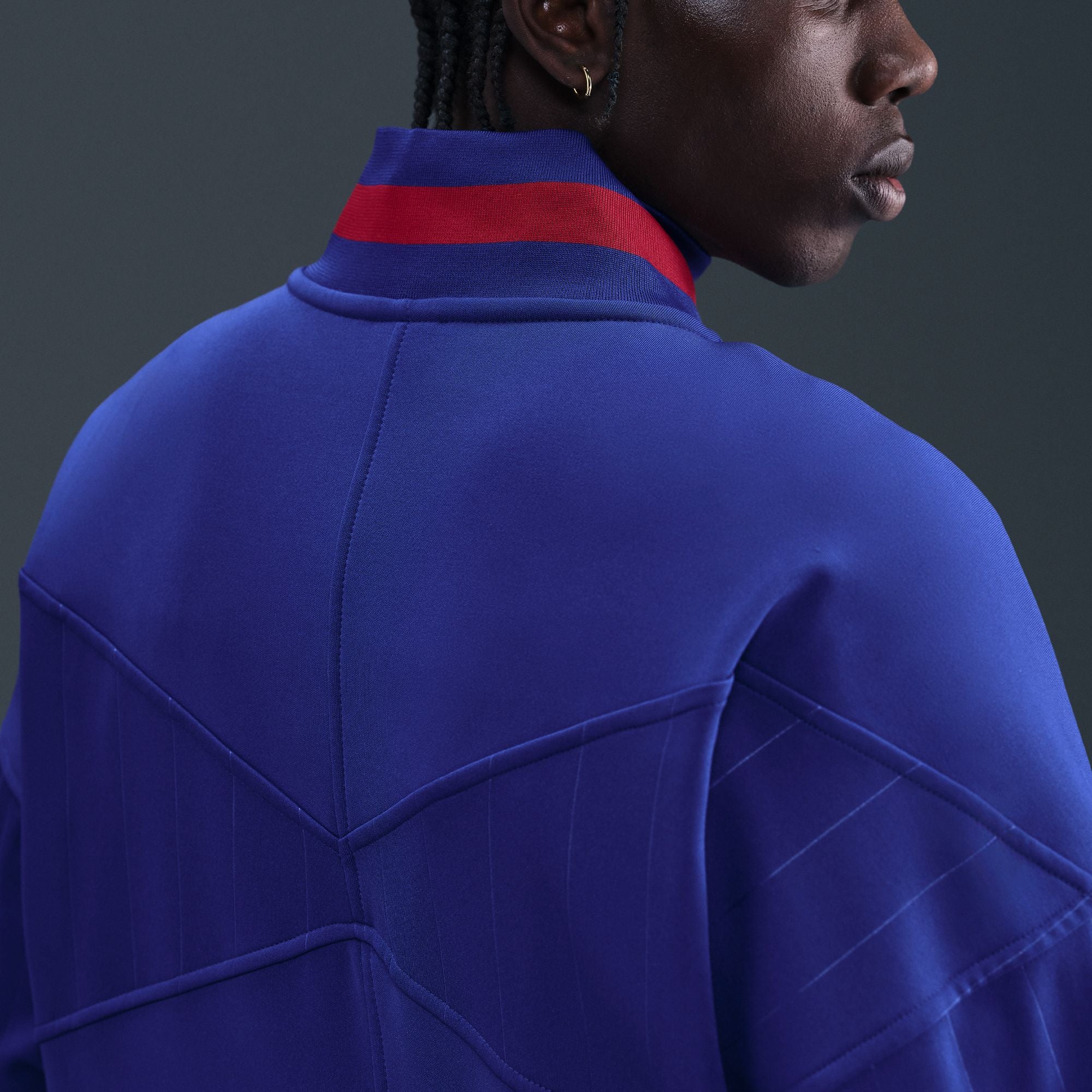 Nike FC Barcelona Academy Pro Home Men's Dri-FIT Soccer Anthem Jacket - HJ6374-455-NIKE by Nike | Available at Niky's Sports