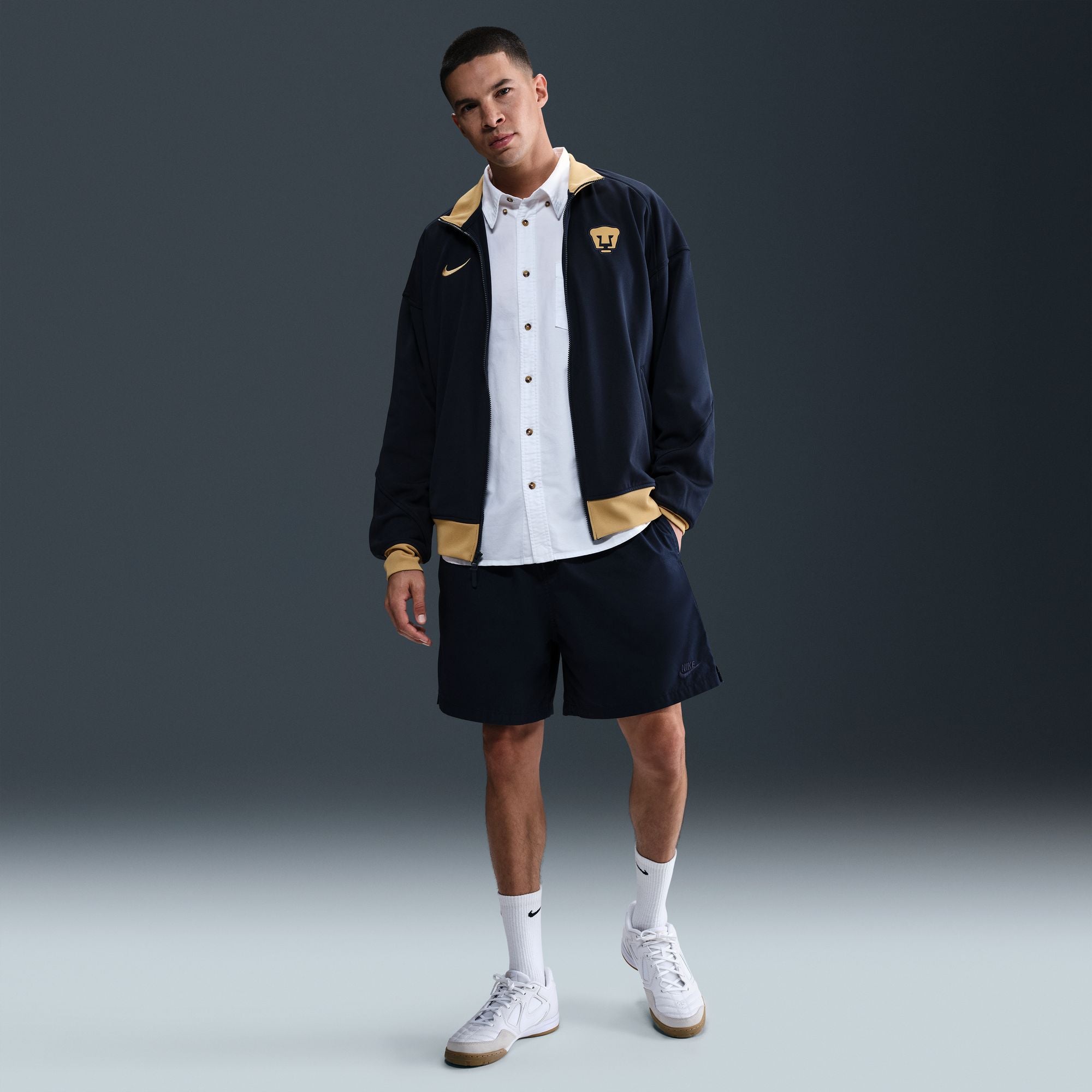 Nike Pumas UNAM Academy Pro Men's Dri-FIT Soccer Anthem Jacket - HJ6375-451-NIKE by Nike | Available at Niky's Sports