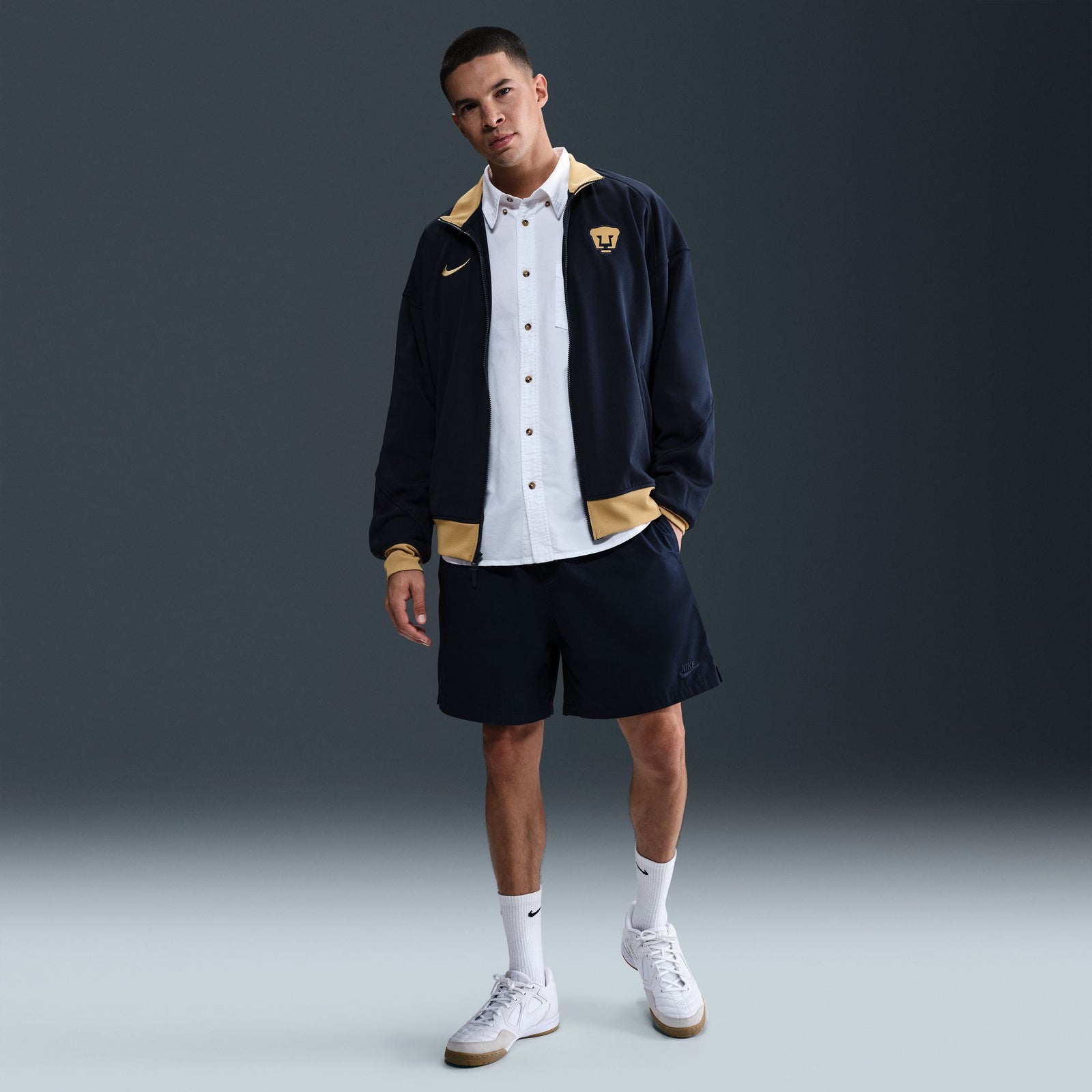 Nike Pumas UNAM Academy Pro Men's Dri-FIT Soccer Anthem Jacket - HJ6375-451-NIKE by Nike | Available at Niky's Sports