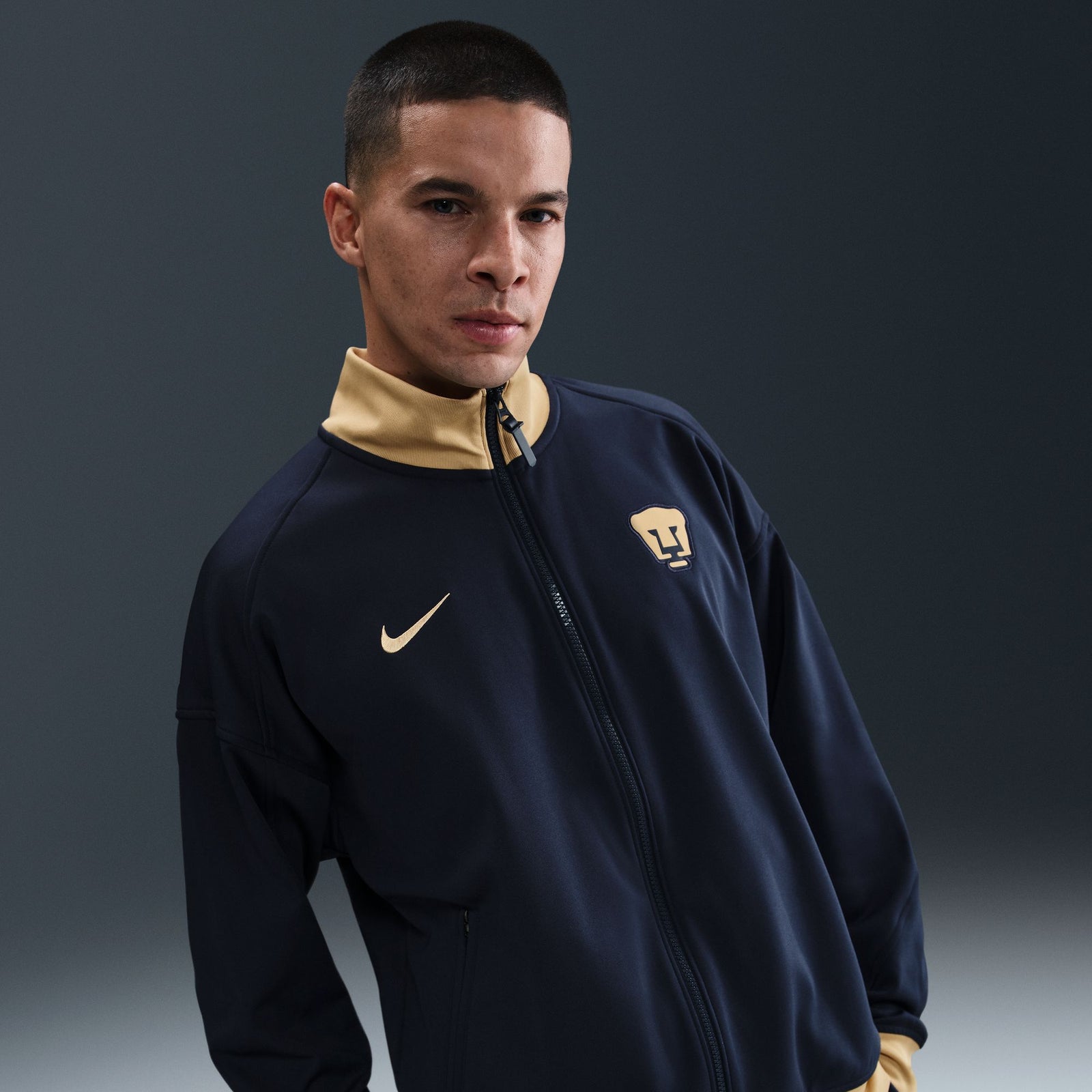 Nike Pumas UNAM Academy Pro Men's Dri-FIT Soccer Anthem Jacket - HJ6375-451-NIKE by Nike | Available at Niky's Sports