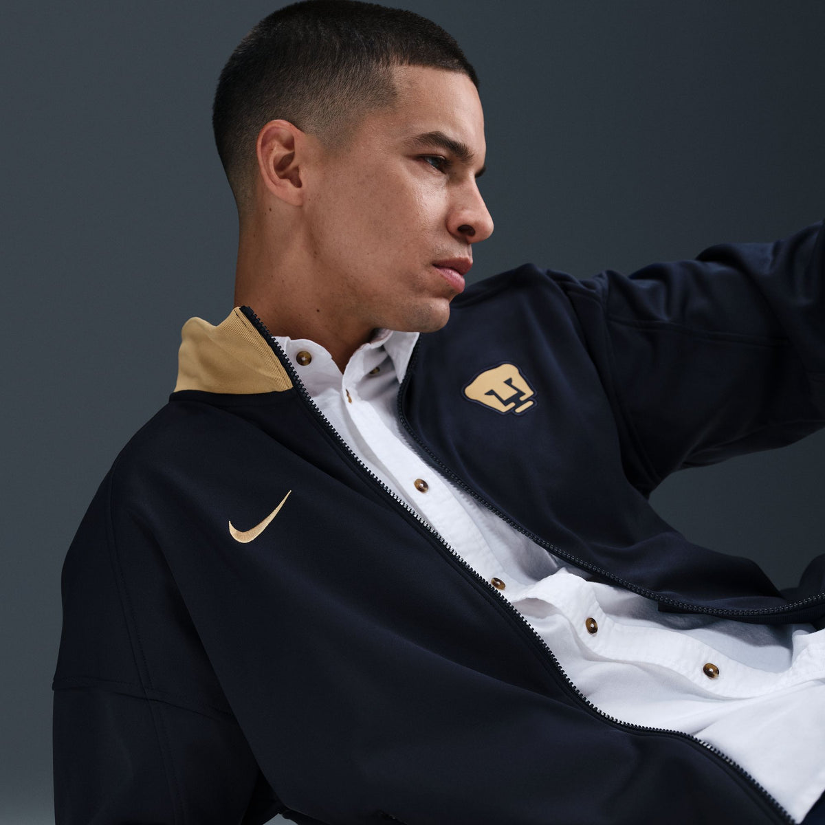 Nike Pumas UNAM Academy Pro Men's Dri-FIT Soccer Anthem Jacket - HJ6375-451-NIKE by Nike | Available at Niky's Sports