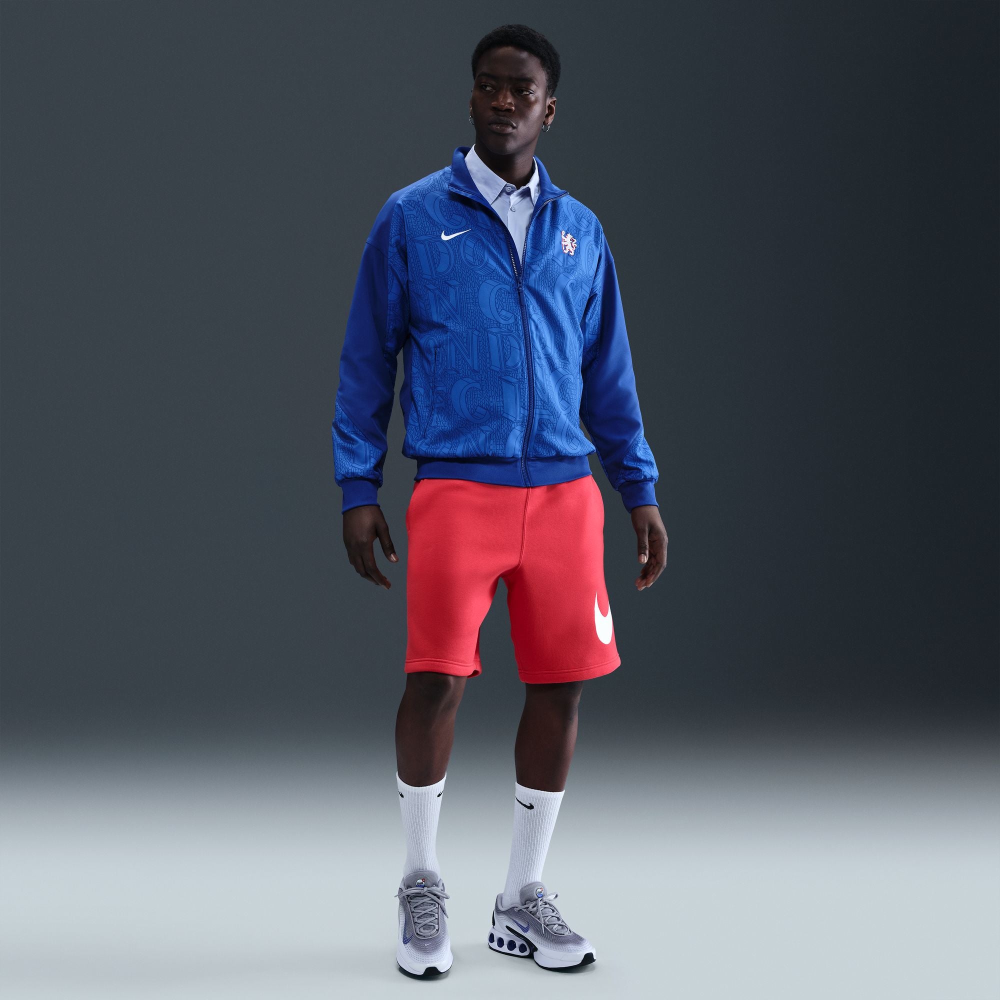 Nike Chelsea FC Strike Men's Dri-FIT Soccer Anthem Jacket - HJ6389-495-NIKE by Nike | Available at Niky's Sports