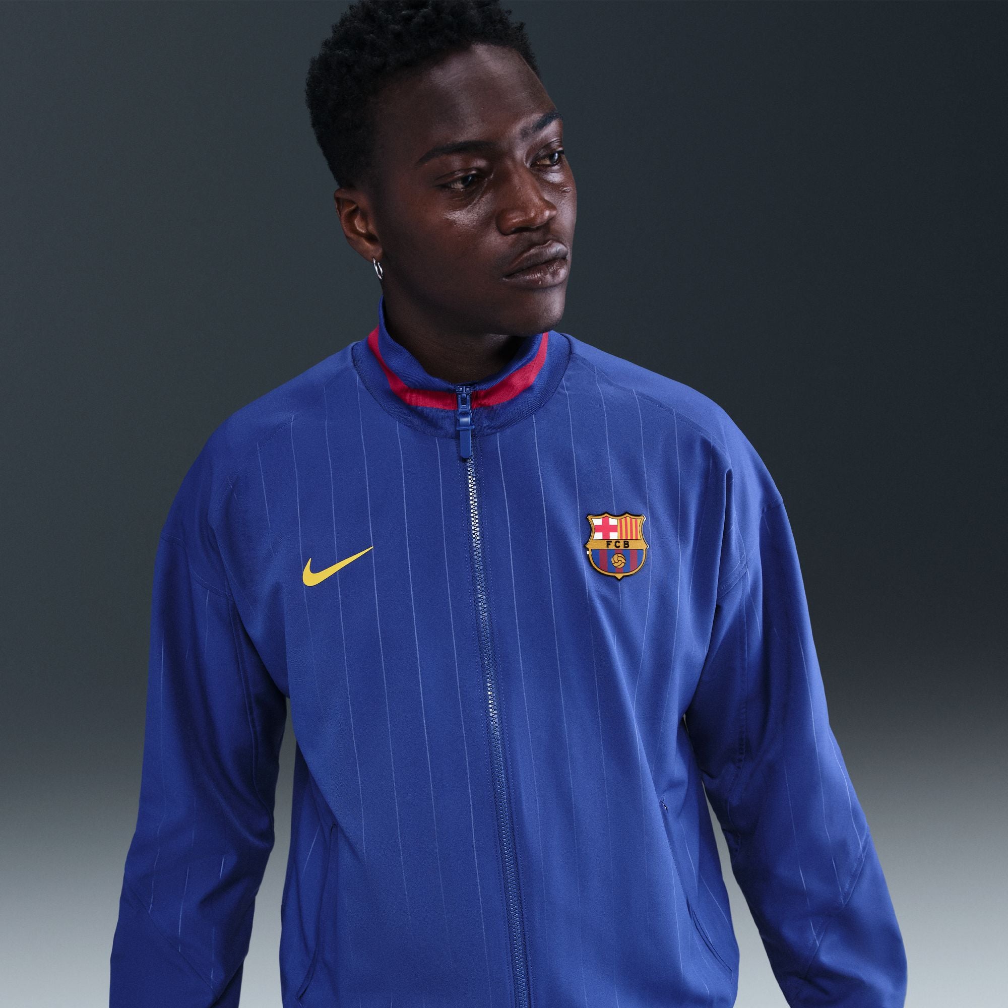 FC Barcelona ホームジャージ Nike Nike FC Barcelona Strike Home Men's Dri-FIT Soccer Anthem Jacket