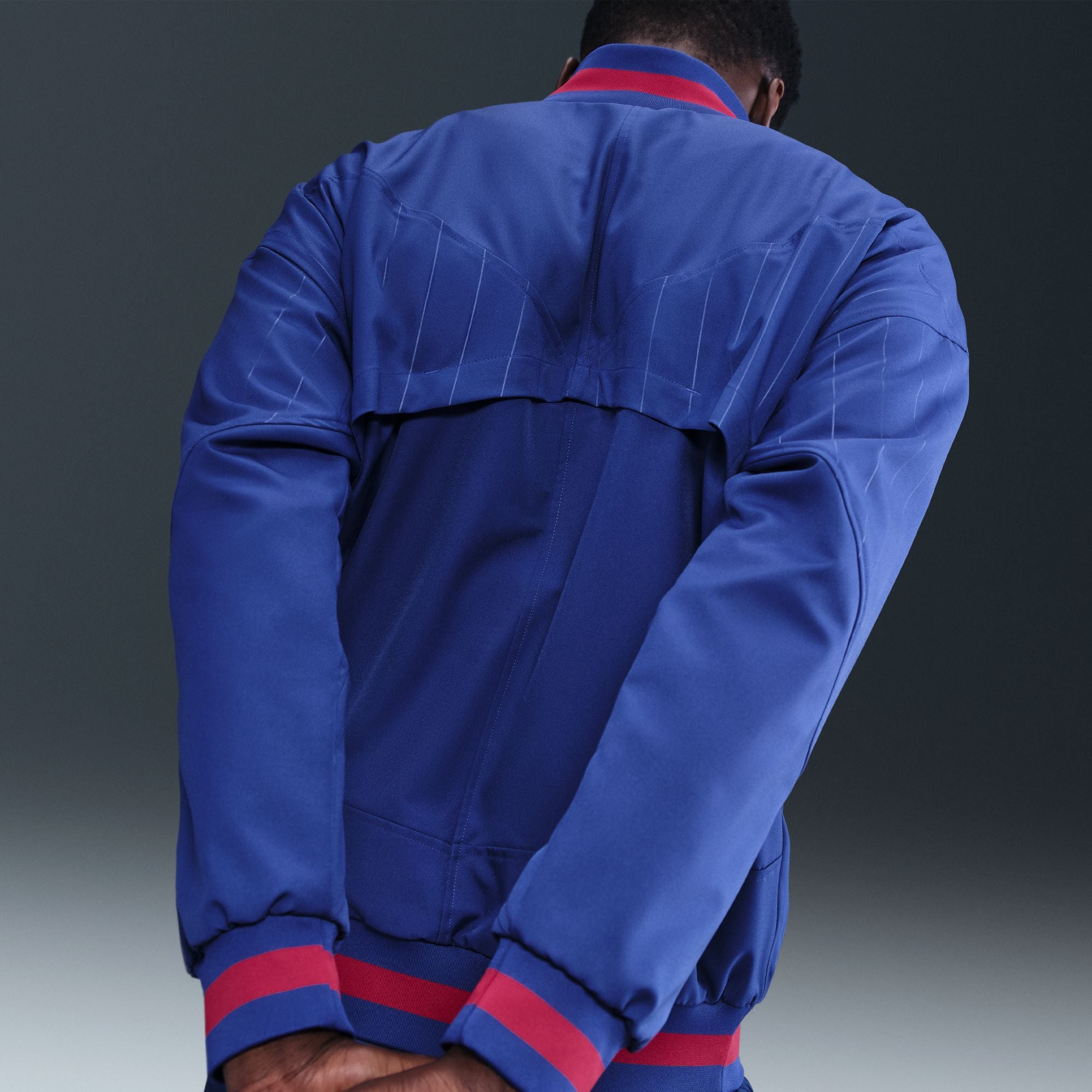 Nike FC Barcelona Strike Home Men's Dri-FIT Soccer Anthem Jacket - HJ6393-455-NIKE by Nike | Available at Niky's Sports
