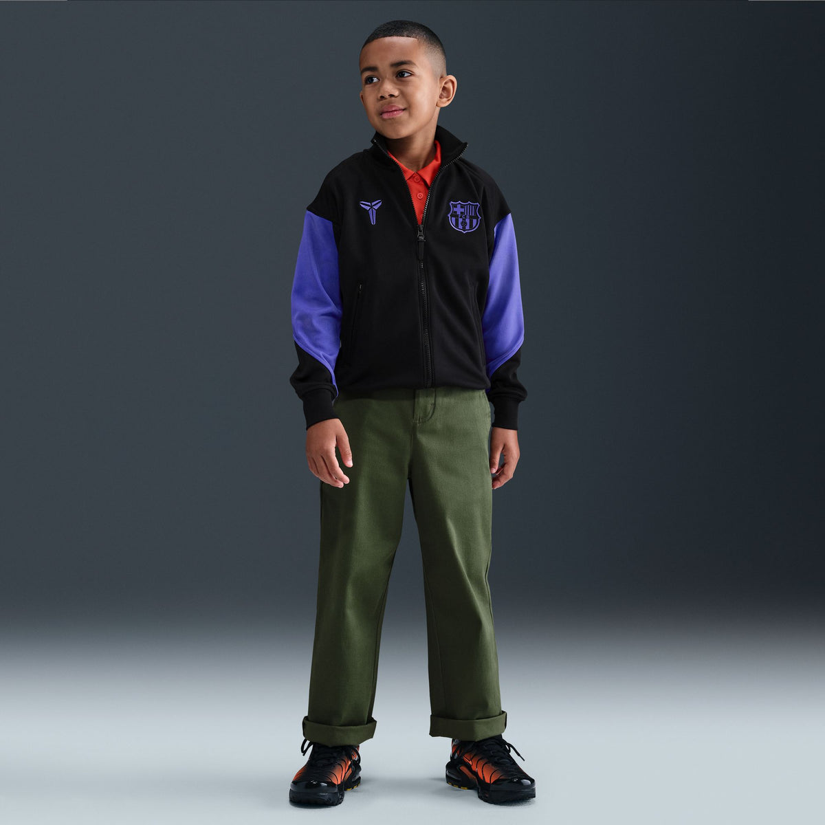 Nike Kobe Bryant FC Barcelona Academy Pro Away Big Kids&#39; Dri-FIT Soccer Anthem Jacket - HJ6411-010-NIKE by Nike | Available at Niky&#39;s Sports