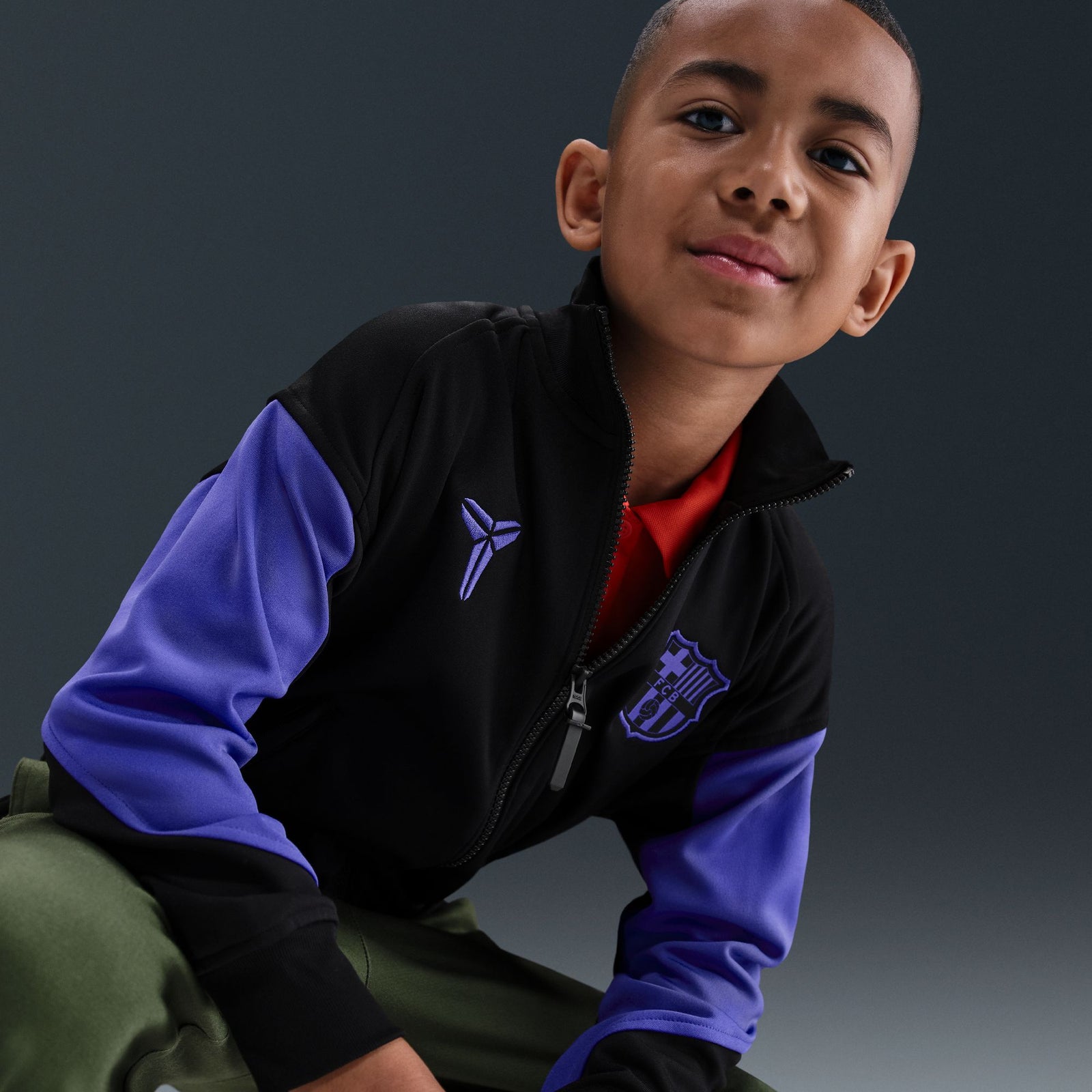 Nike Kobe Bryant FC Barcelona Academy Pro Away Big Kids' Dri-FIT Soccer Anthem Jacket - HJ6411-010-NIKE by Nike | Available at Niky's Sports