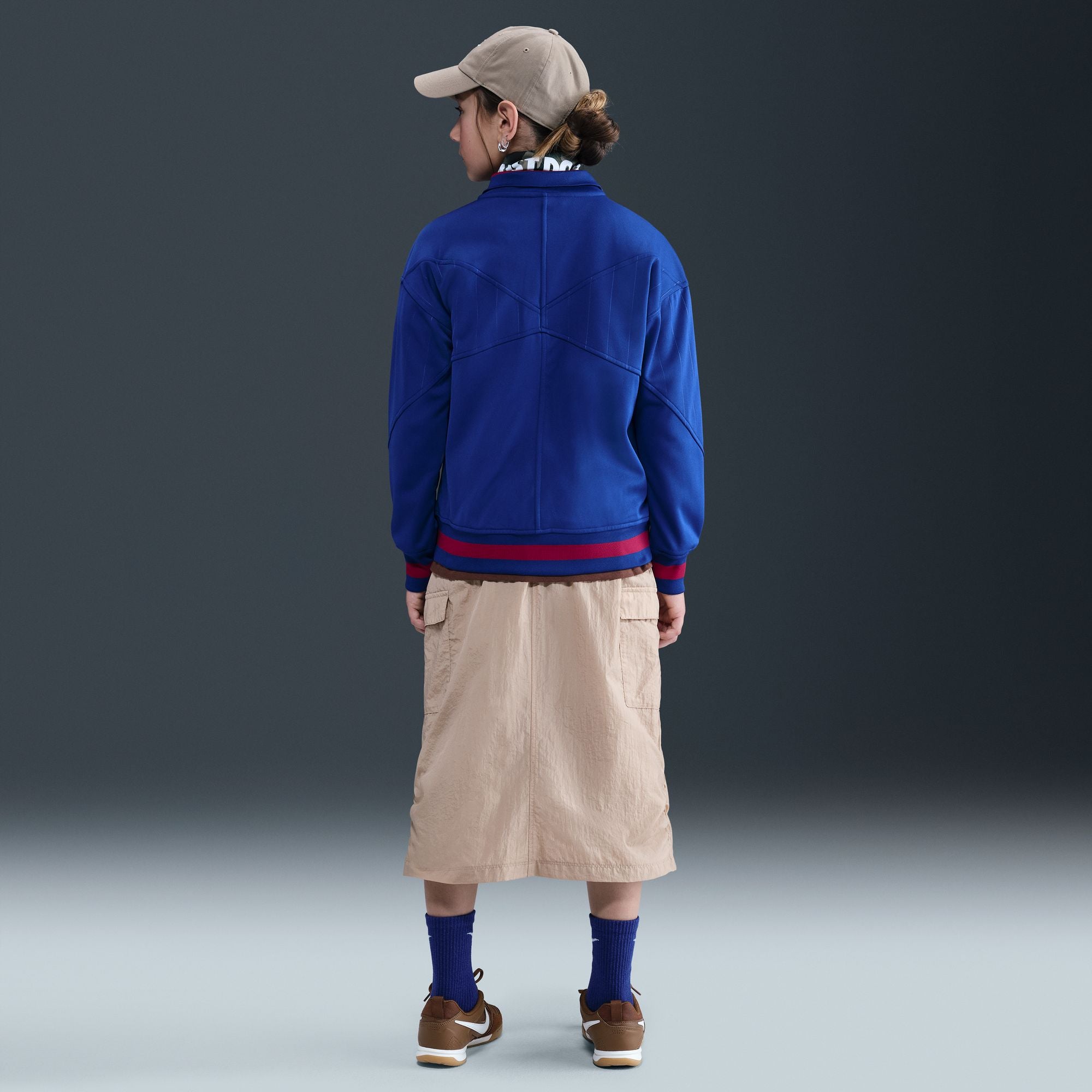 Nike FC Barcelona Academy Pro Home Big Kids' Dri-FIT Soccer Anthem Jac