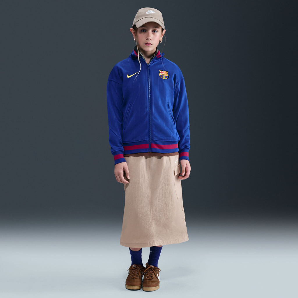 Nike FC Barcelona Academy Pro Home Big Kids' Dri-FIT Soccer Anthem Jac