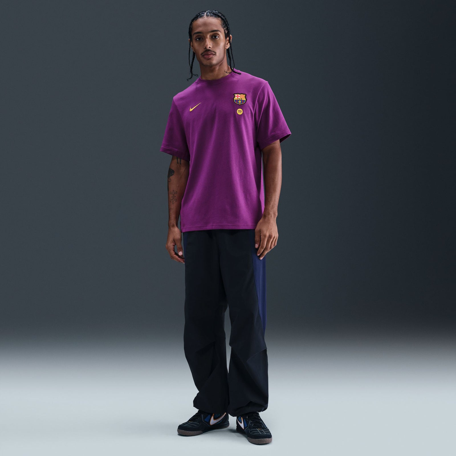 Nike FC Barcelona Primary Home Men's Dri-FIT Soccer Short-Sleeve Top - HJ6549-595-NIKE by Nike | Available at Niky's Sports