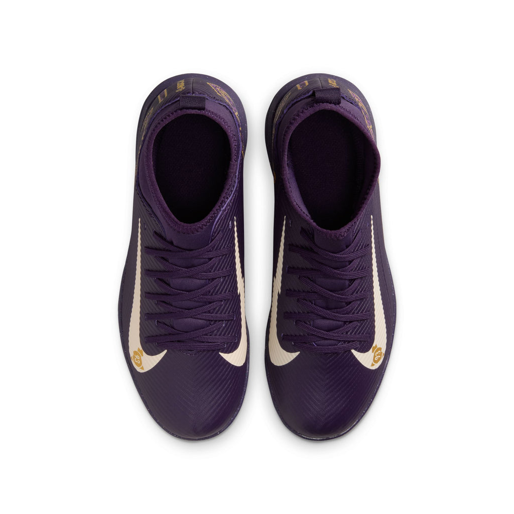 Nike Jr. Mercurial Superfly 10 Club "Kylian Mbappé" Big Kids' TF High-Top Soccer Shoes - HJ6933-500-NIKE by Nike | Available at Niky's Sports