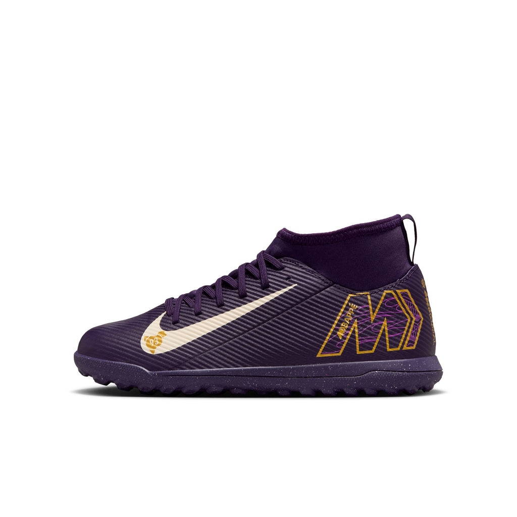 Nike Jr. Mercurial Superfly 10 Club "Kylian Mbappé" Big Kids' TF High-Top Soccer Shoes - HJ6933-500-NIKE by Nike | Available at Niky's Sports