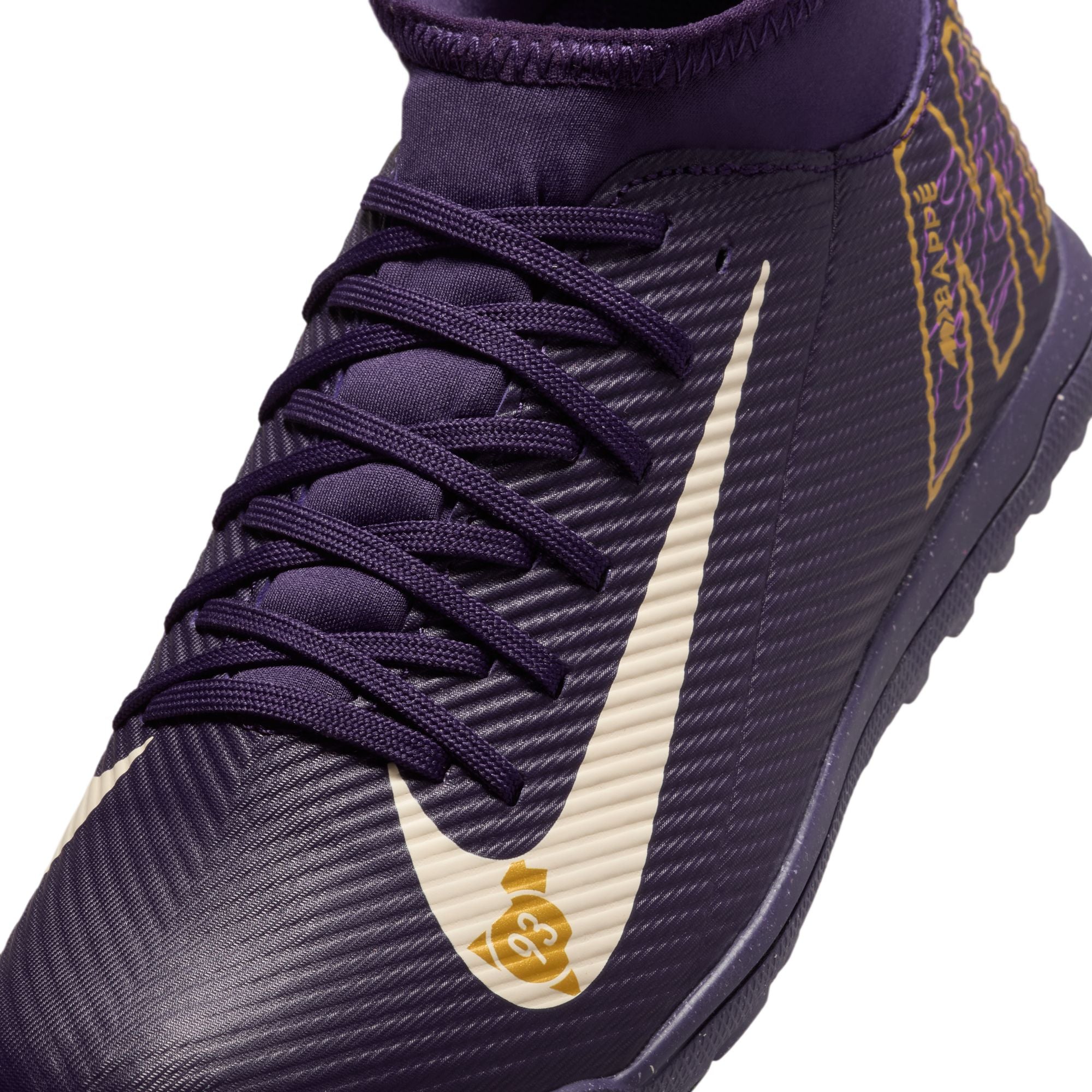 Nike Jr. Mercurial Superfly 10 Club "Kylian Mbappé" Big Kids' TF High-Top Soccer Shoes - HJ6933-500-NIKE by Nike | Available at Niky's Sports
