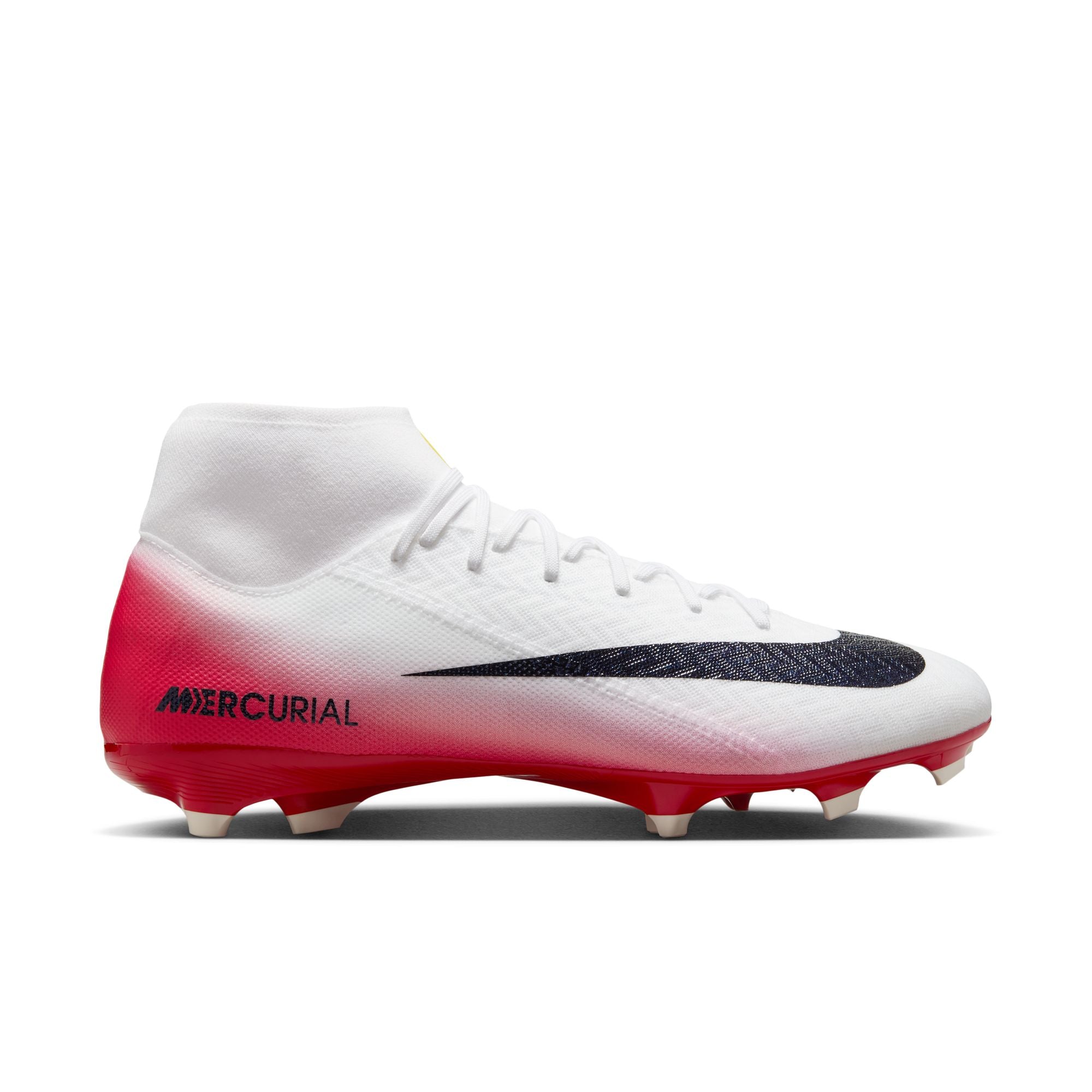 Nike Mercurial マーキュリアル ホワイト/マルチカラー Nike Mercurial Superfly 10 Academy LV8 Multi-Ground High-Top Soccer Cl