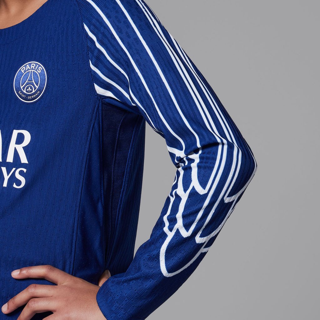 Jordan Paris Saint-Germain 2024/25 Match Fourth Big Kids' Dri-FIT ADV Soccer Authentic Long-Sleeve Jersey - HJ7333-494-NIKE by Nike | Available at Niky's Sports