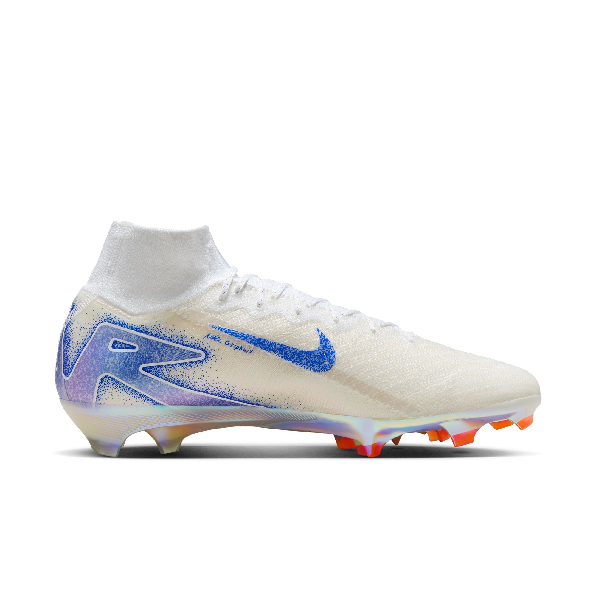 high top white nike cleats