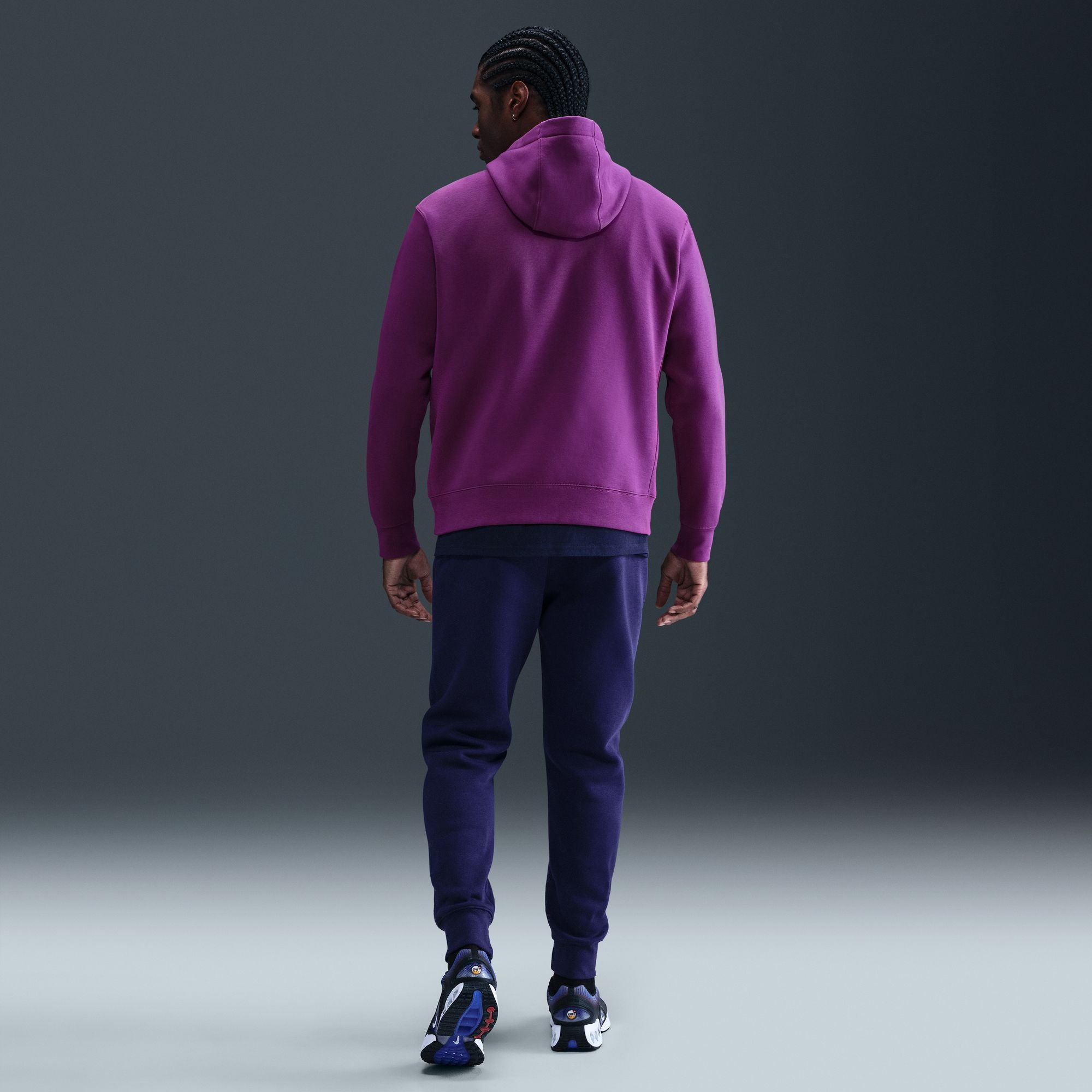 Nike FC Barcelona Club Men's Soccer Pullover Hoodie - HM2859-595-NIKE by Nike | Available at Niky's Sports