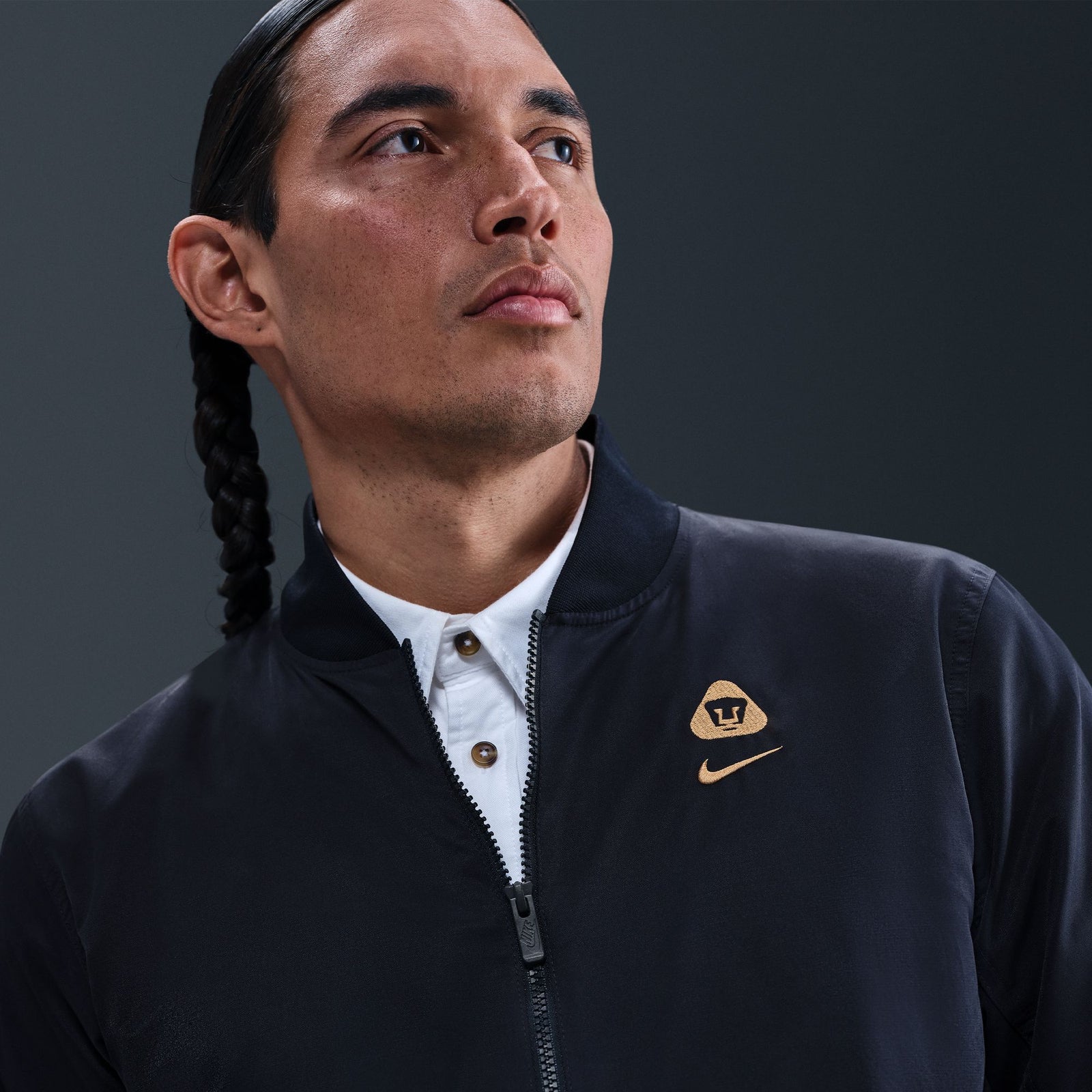 Nike Pumas UNAM Club Bomber Jacket - HM3098-451-NIKE by Nike | Available at Niky's Sports