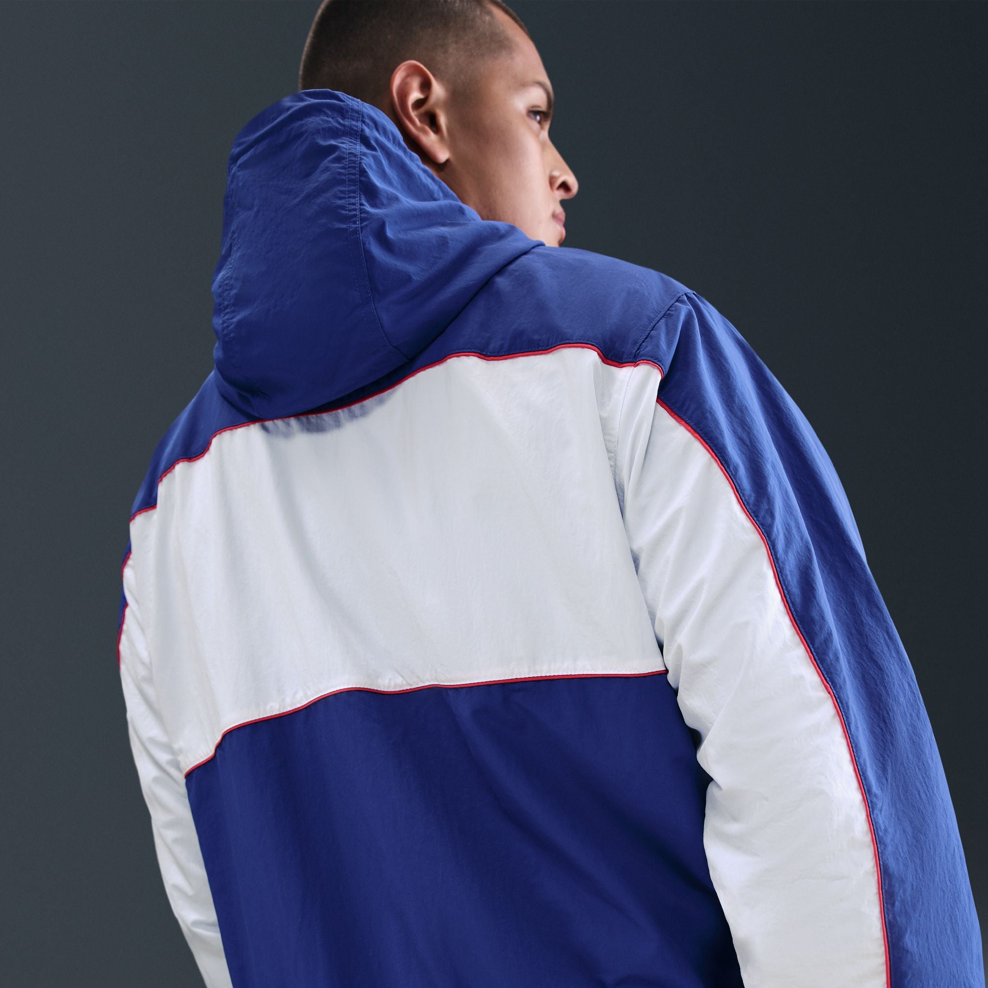 Nike Chelsea FC Club Men's Soccer Hooded Jacket - HM3122-495-NIKE by Nike | Available at Niky's Sports