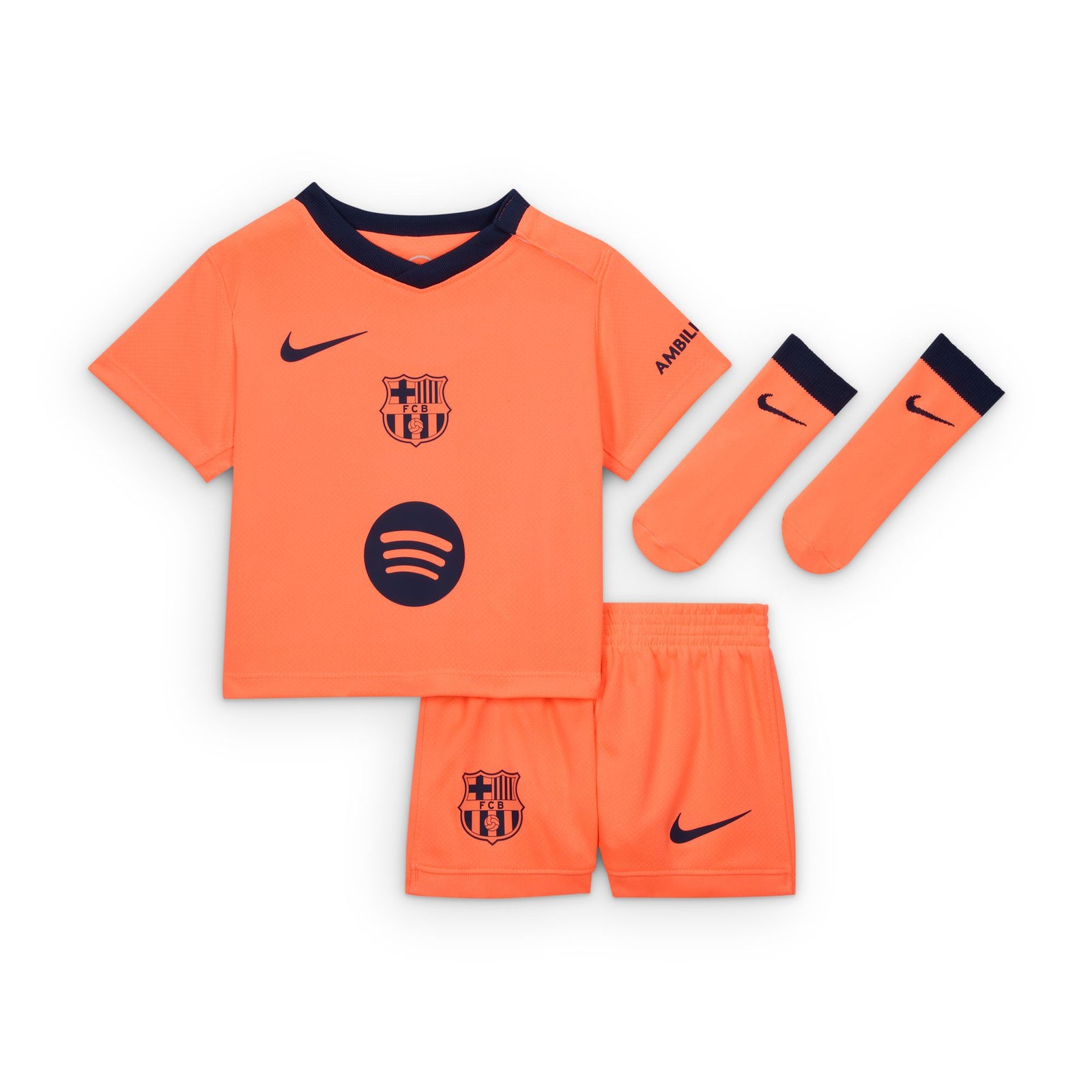 Nike FC Barcelona 2025/26 Stadium Third Baby/Toddler Total 90 Soccer Replica 3-Piece Kit - HM3258-855-NIKE by Nike | Available at Niky's Sports