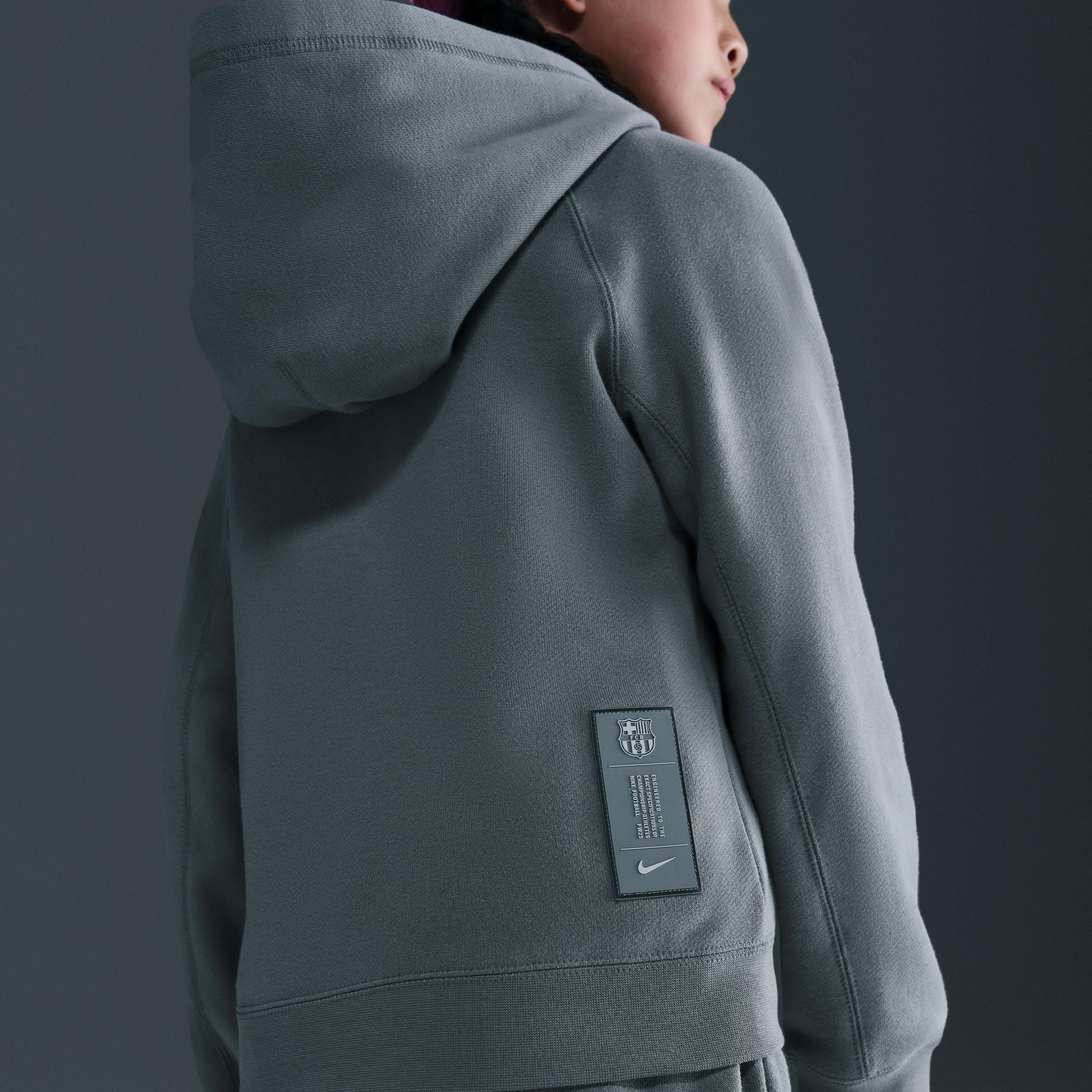 Nike FC Barcelona Air Big Kids' Soccer Pullover Hoodie